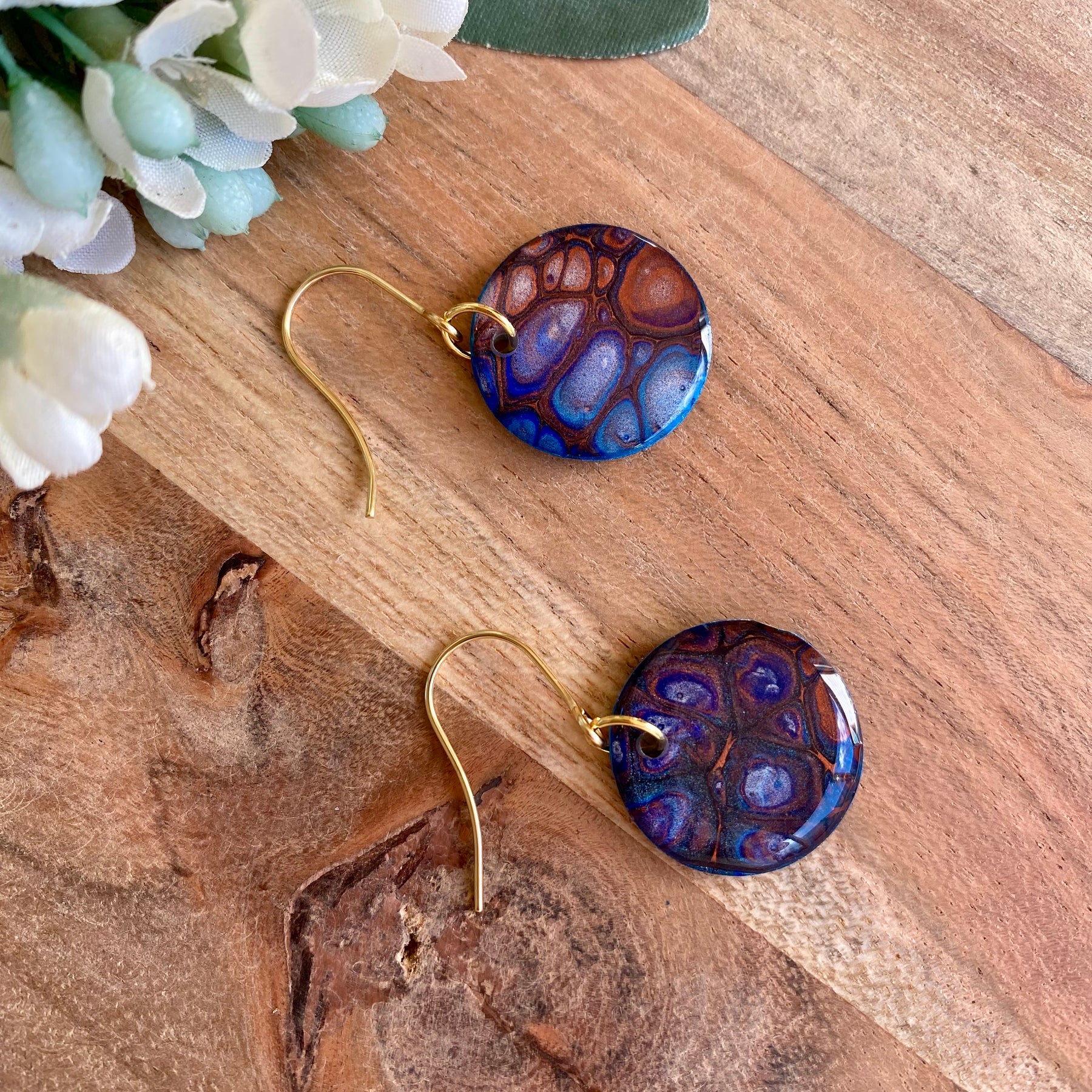 Wearable Art Unique Dangle Earrings