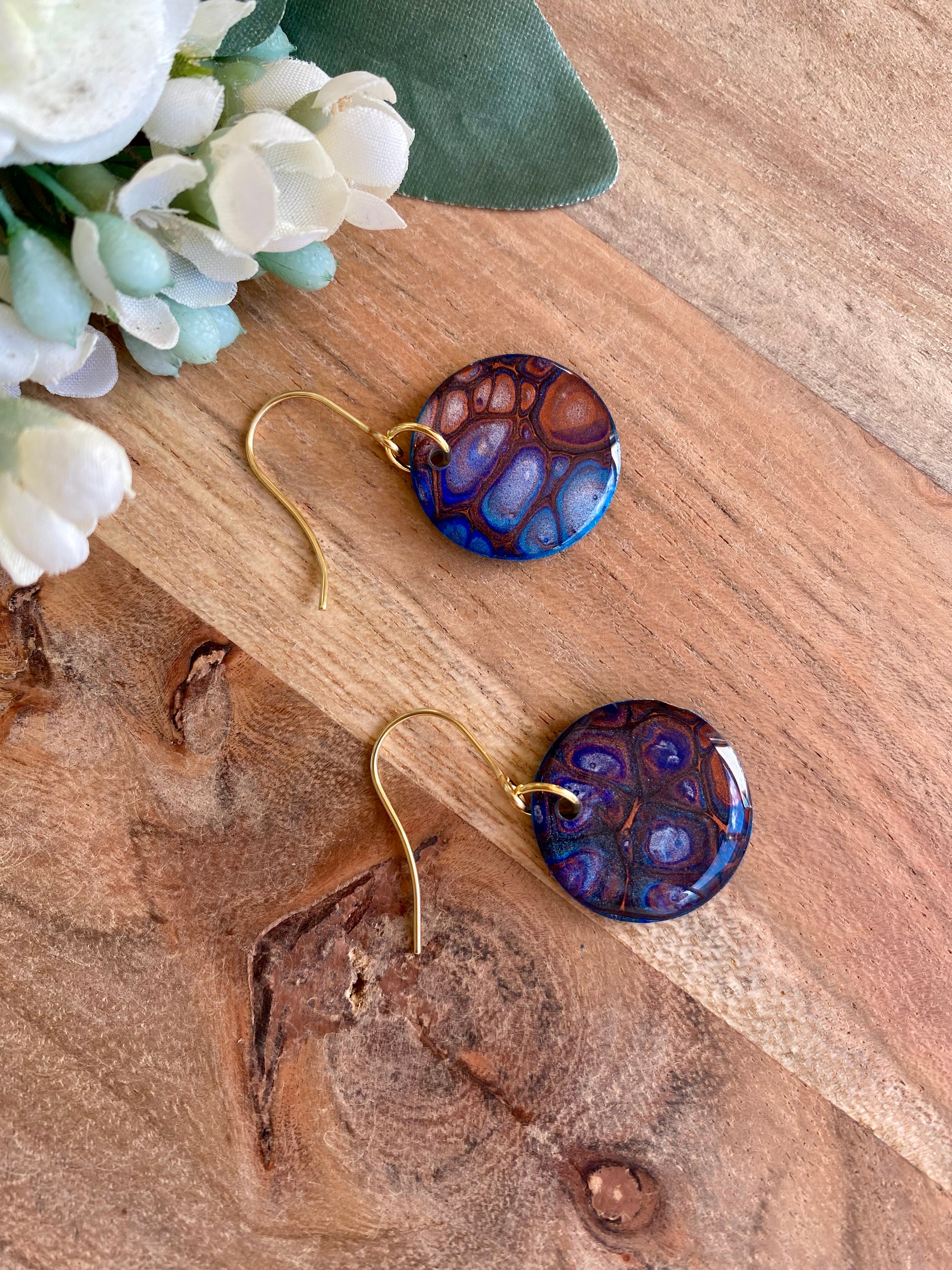 Wearable Art Unique Dangle Earrings