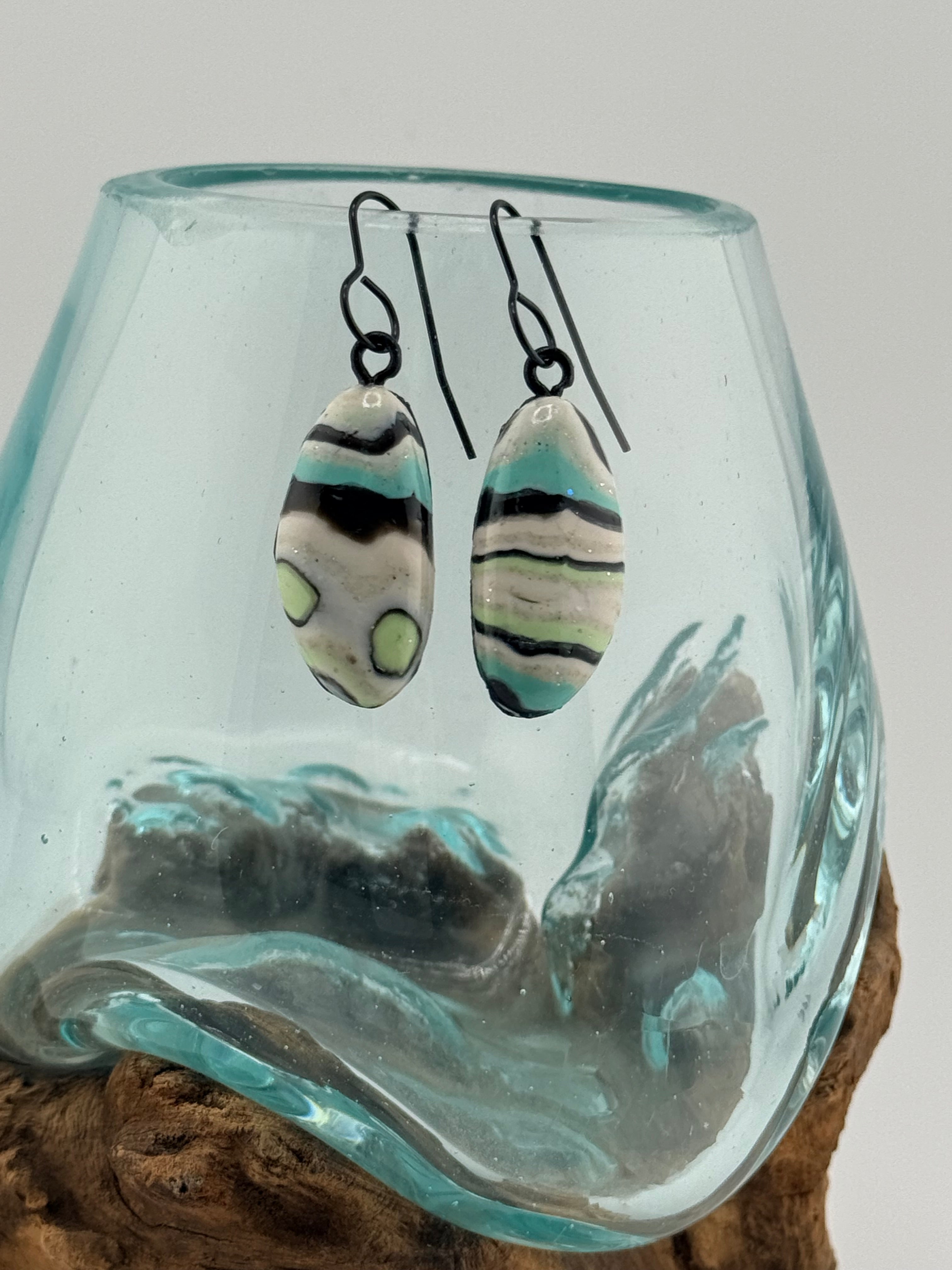 The Off Pattern Collection | Oval Drop Earrings
