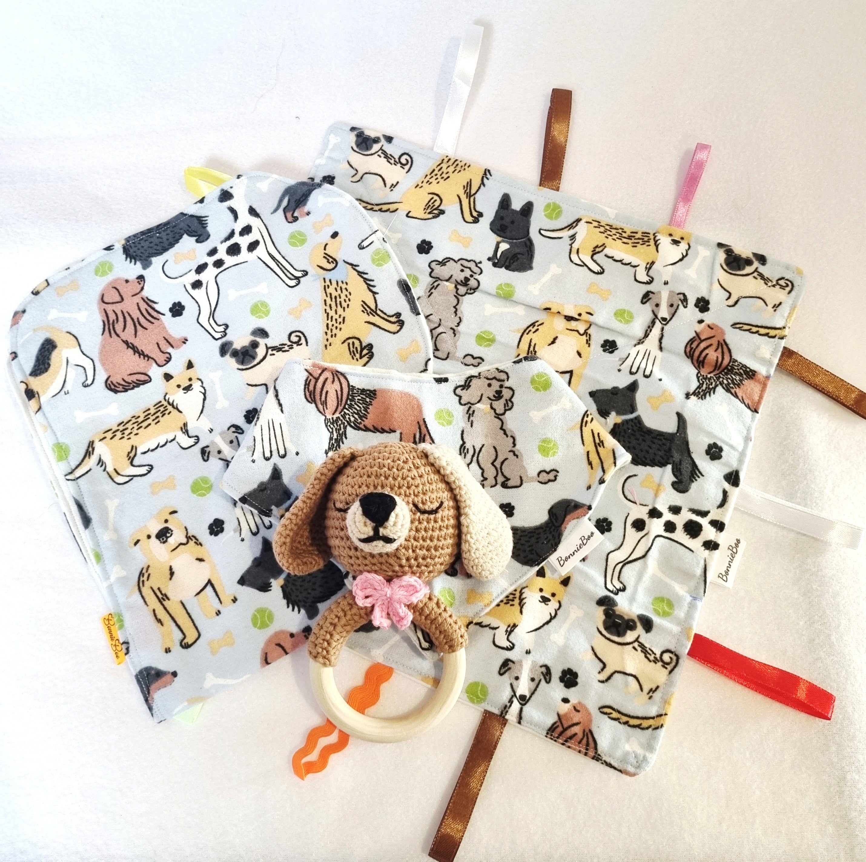 Baby Shower Gift Set | Puppy Themed | various styles| Handcrafted - BB02
