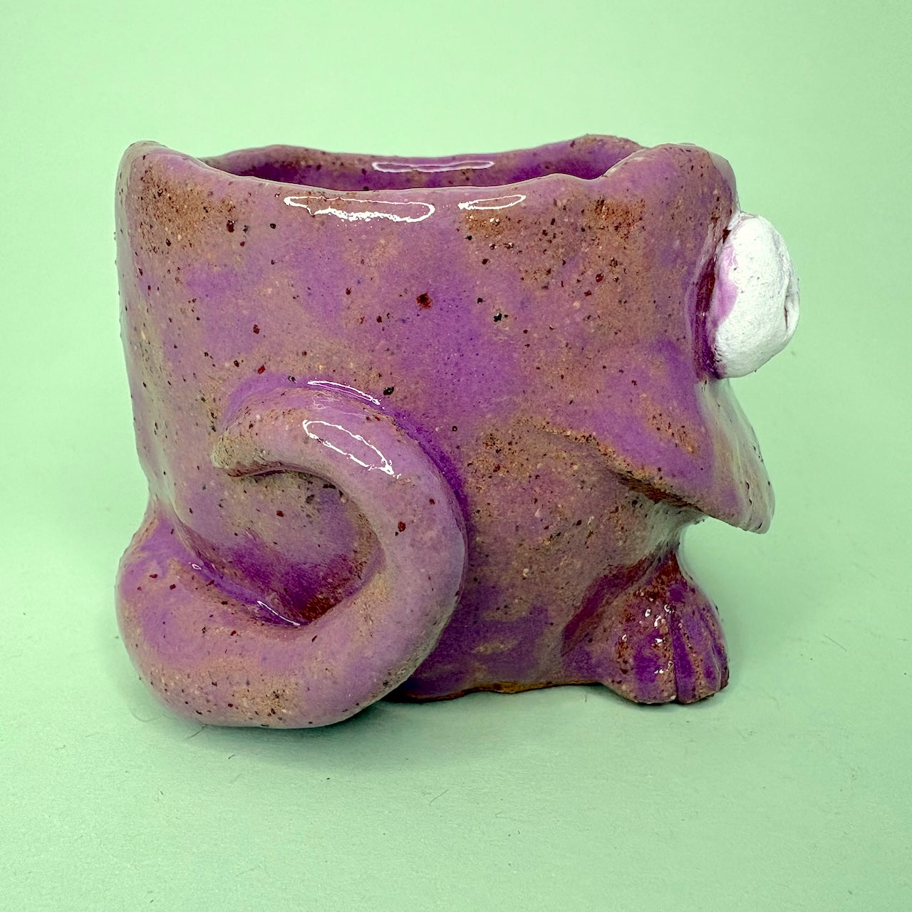 Ceramic monster pot