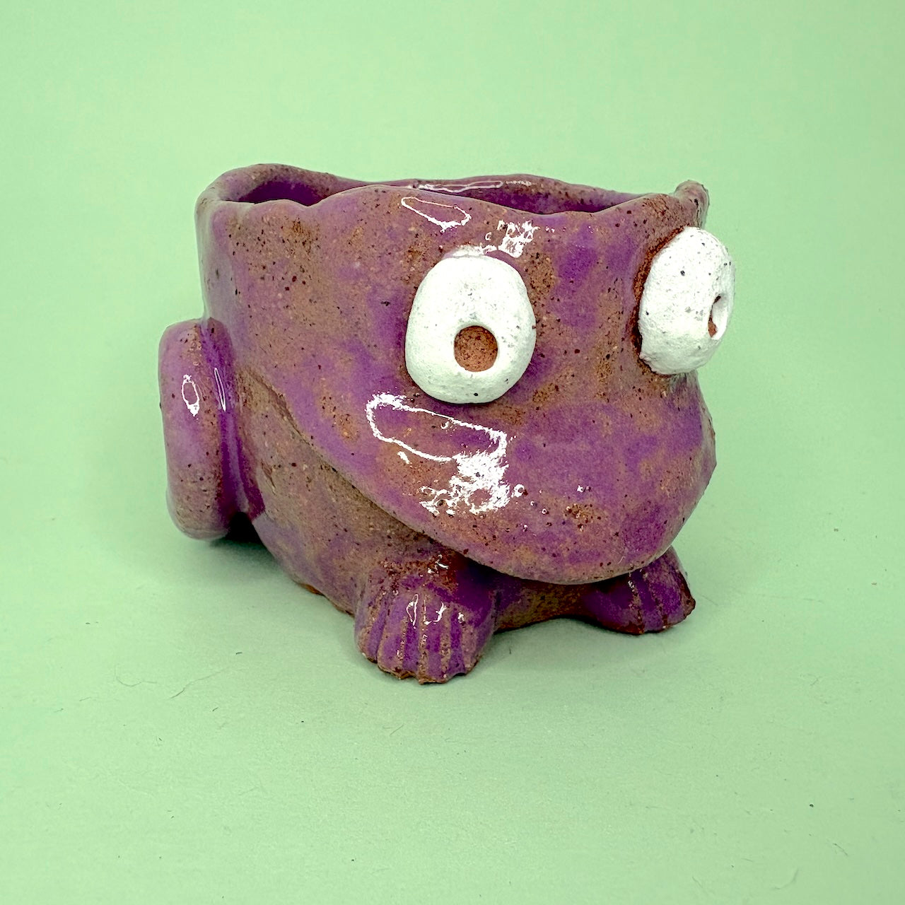 Ceramic monster pot