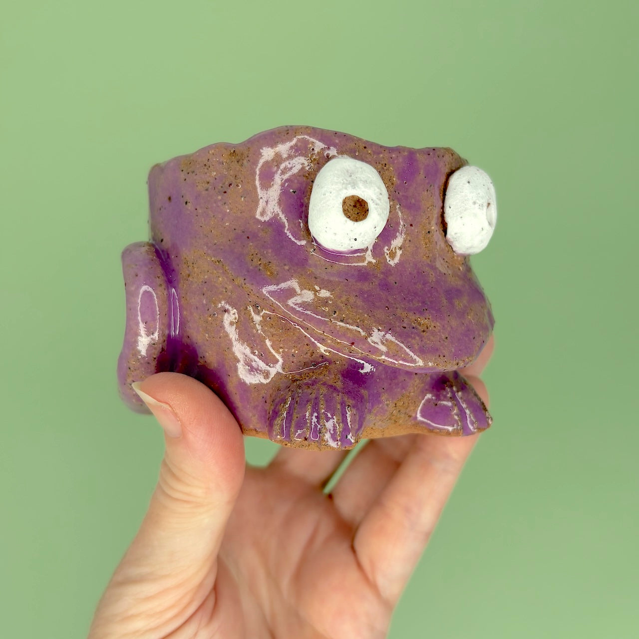 Ceramic monster pot