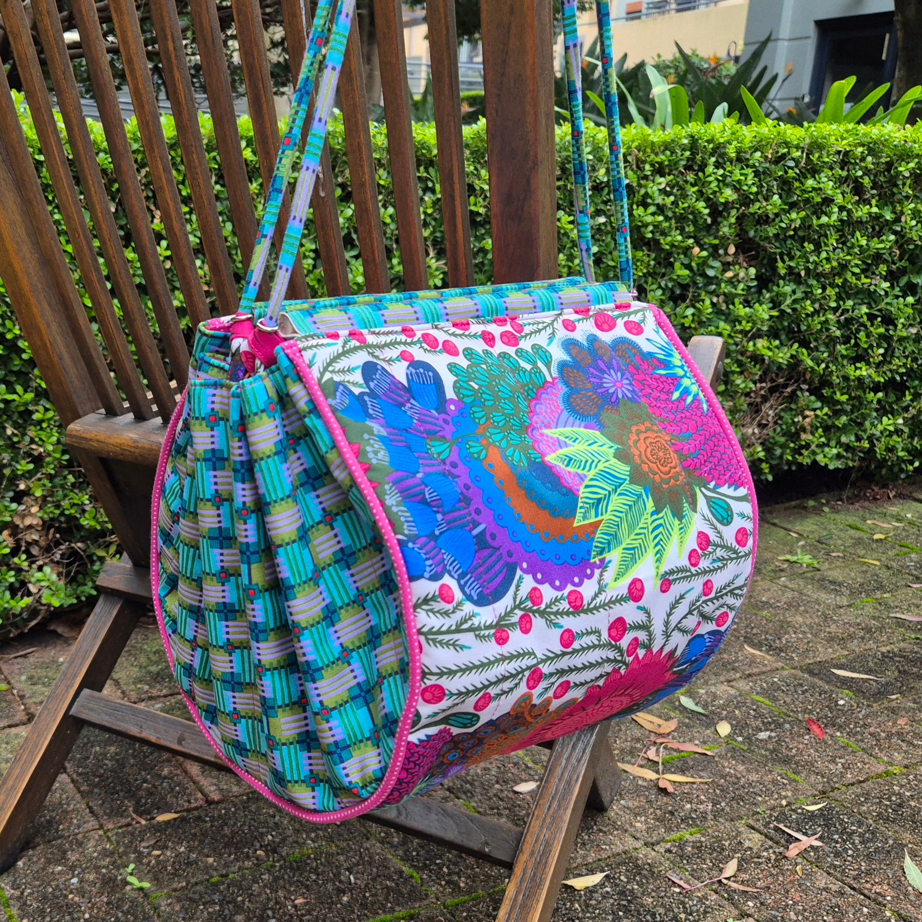 Large Knitting Project Bag – Convertible Shoulder Bag