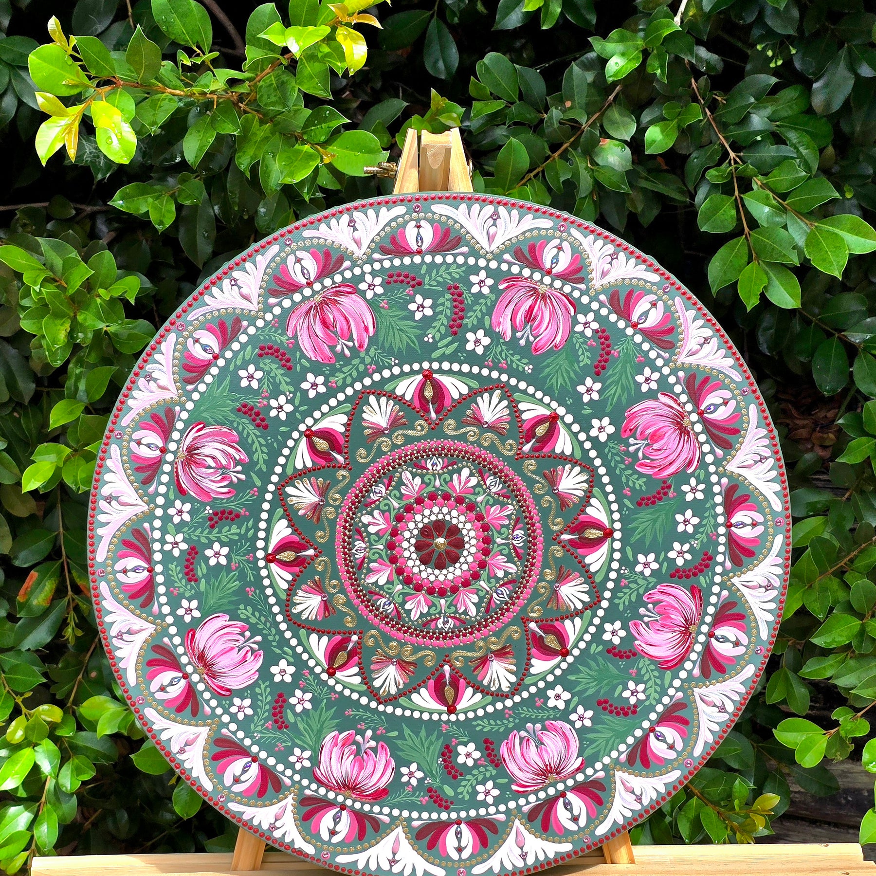 "Anais" - Original, one-of-a-kind mandala painting.
