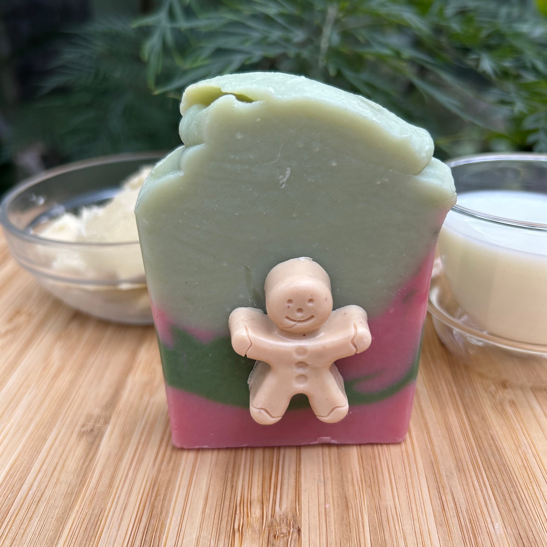 Handmade Yuzu Gingerbread Man Soap | Limited Edition Christmas Bar