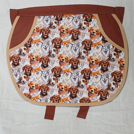 Peg or Utility Apron with lots of lovely dogs