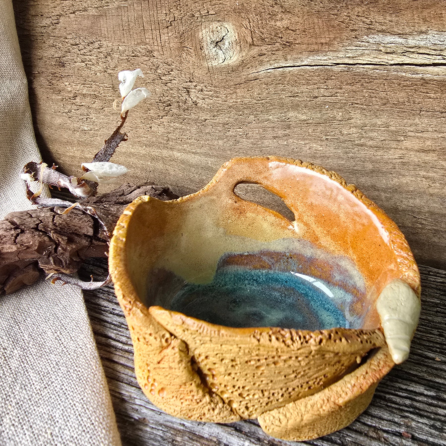 Rockpool with shell trinket dish