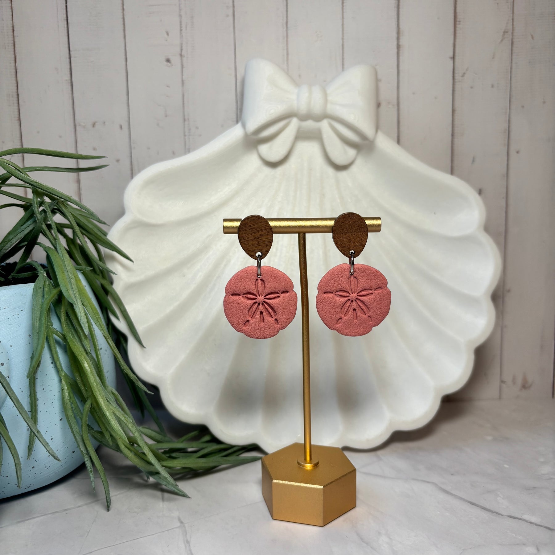 Seaside Stories | Sand Dollar Dangle Earrings