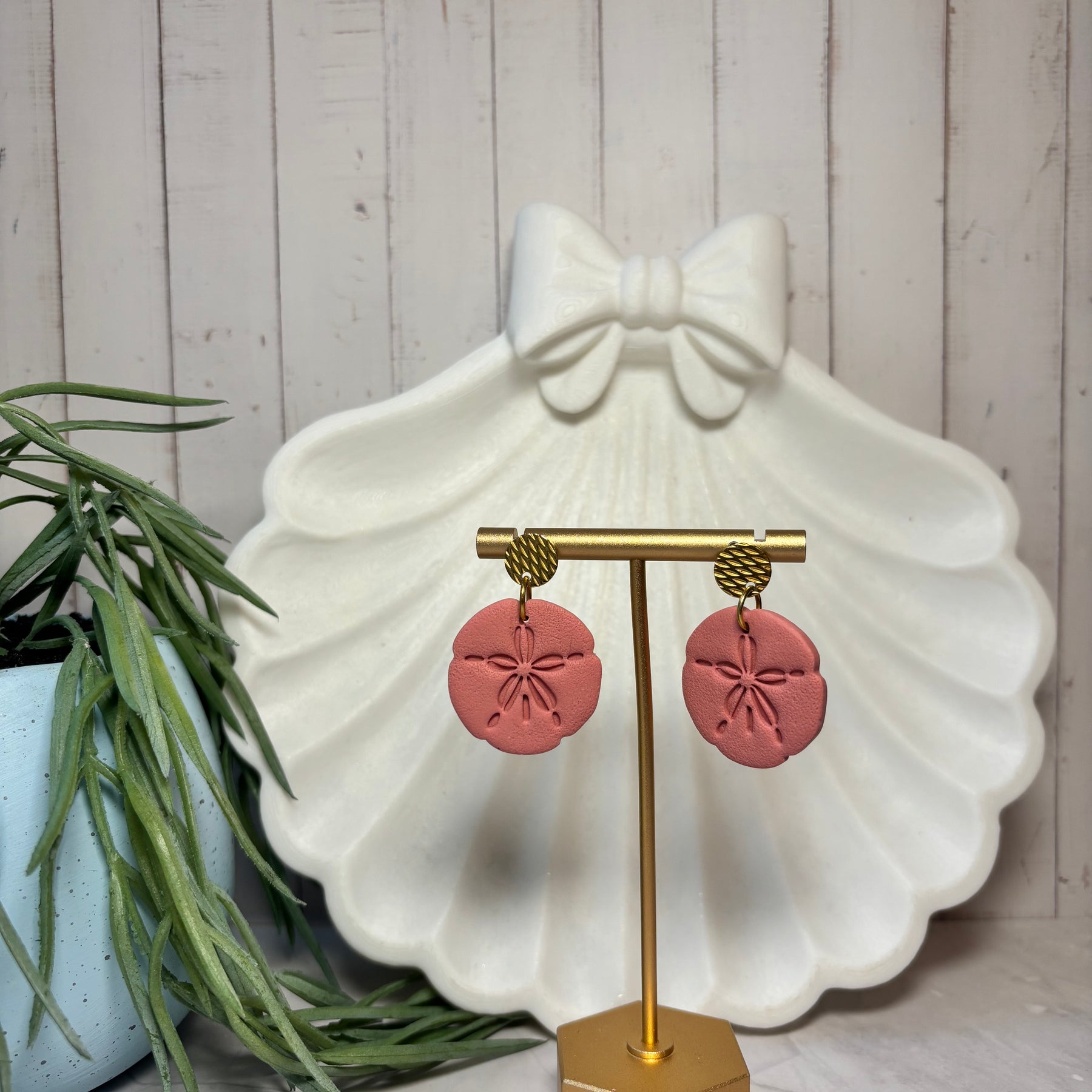 Seaside Stories | Sand Dollar Dangle Earrings