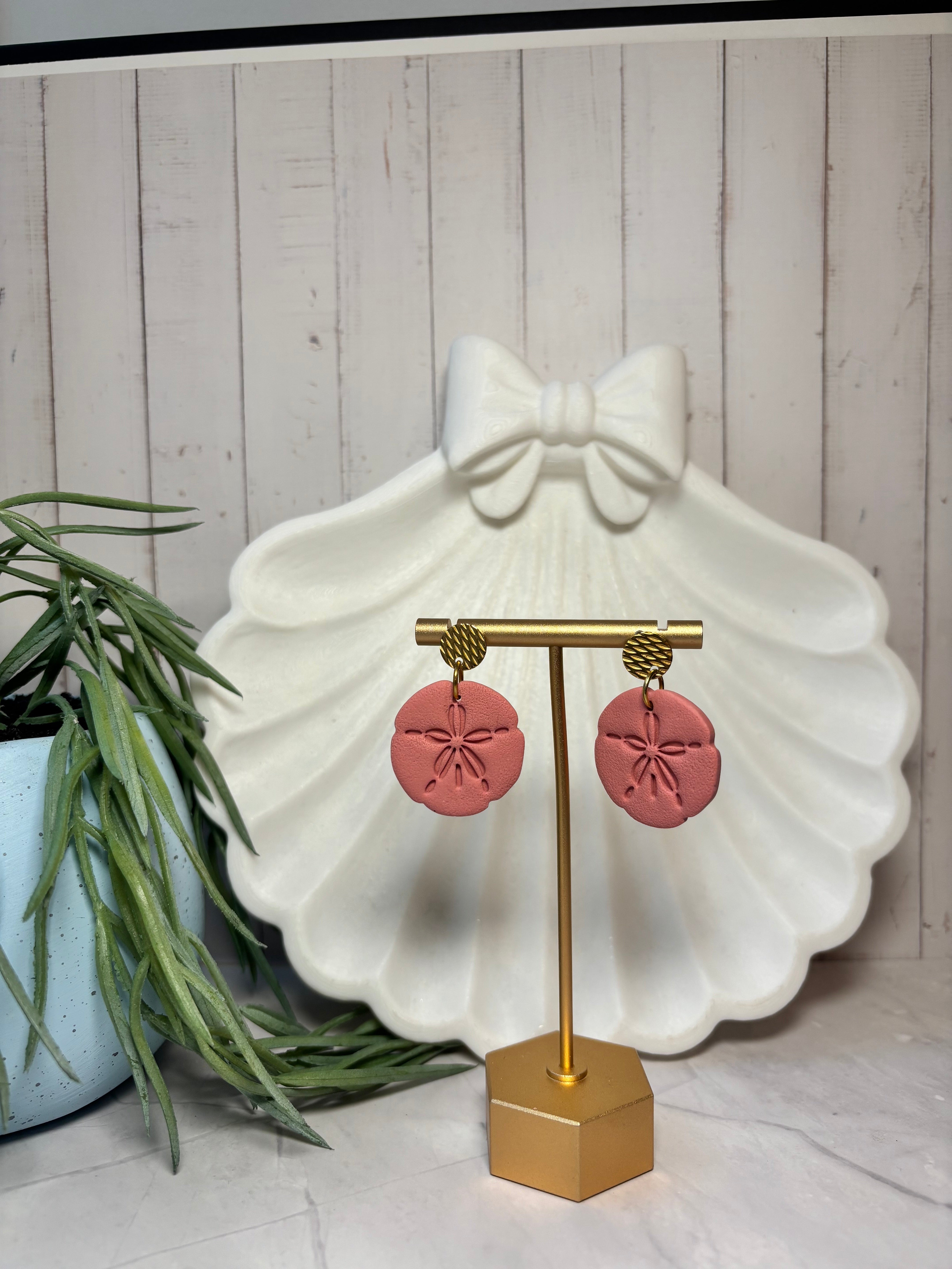 Seaside Stories | Sand Dollar Dangle Earrings