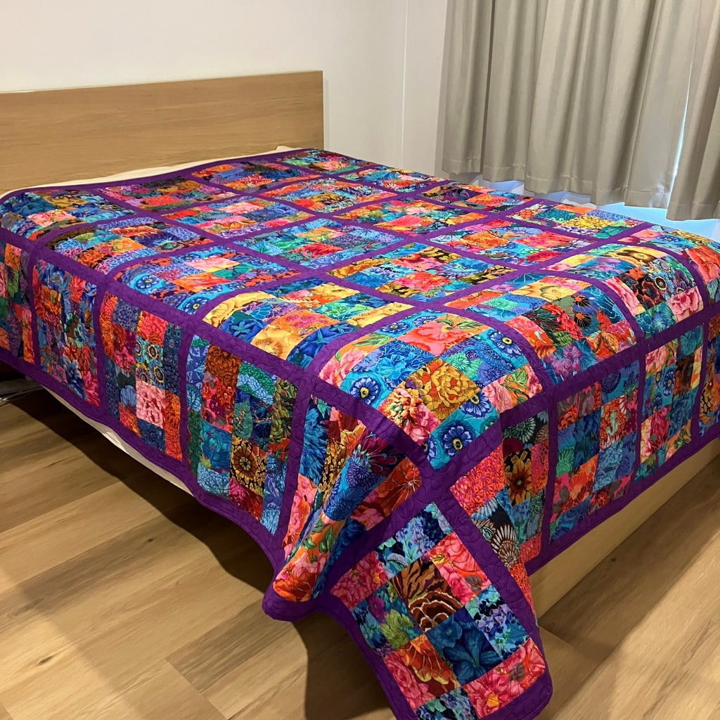 patchwork quilt handmade Australia - Kaffe Fassett fabrics