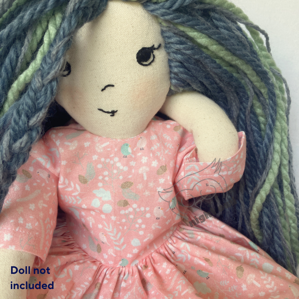 Doll Dress| 53cm Doll Wardrobe Collection| Woodland Garden and Gingham
