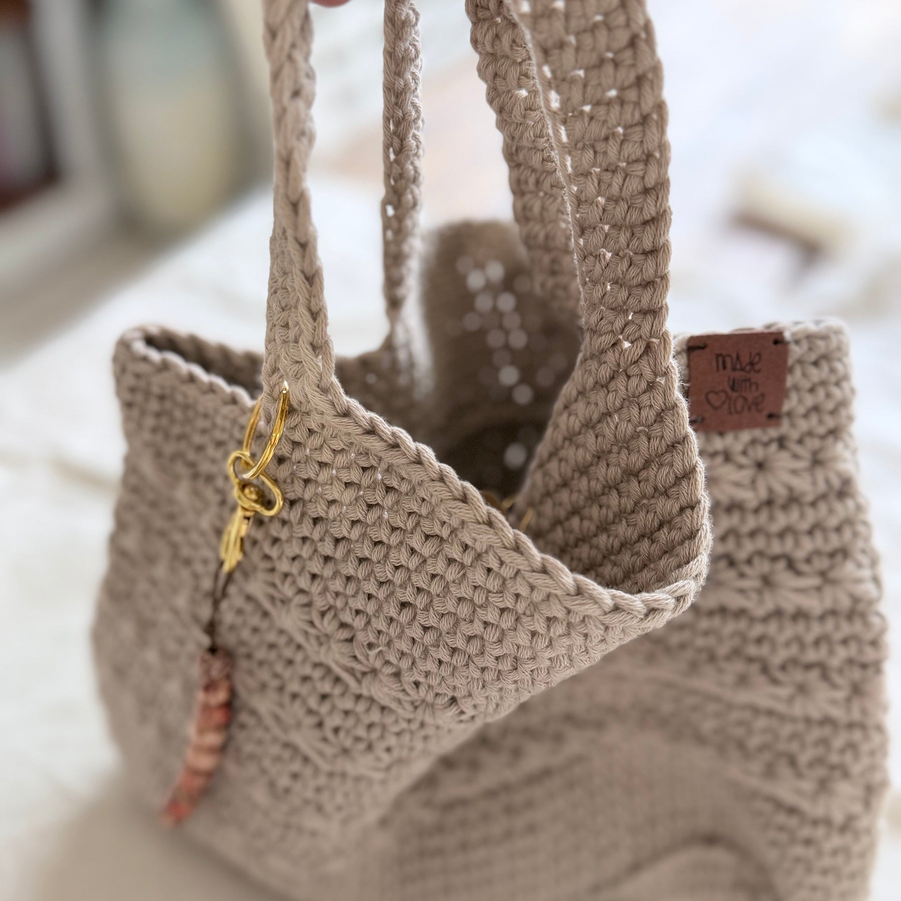 #111 Star Handbag with Beaded keychain