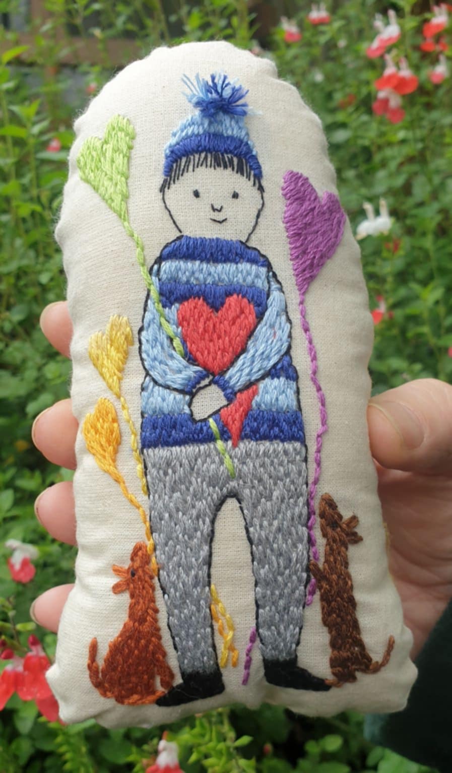 Collections textile little person character Jamie
