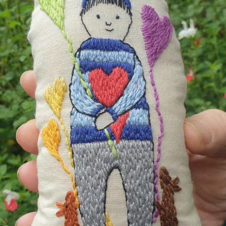 Collections textile little person character Jamie