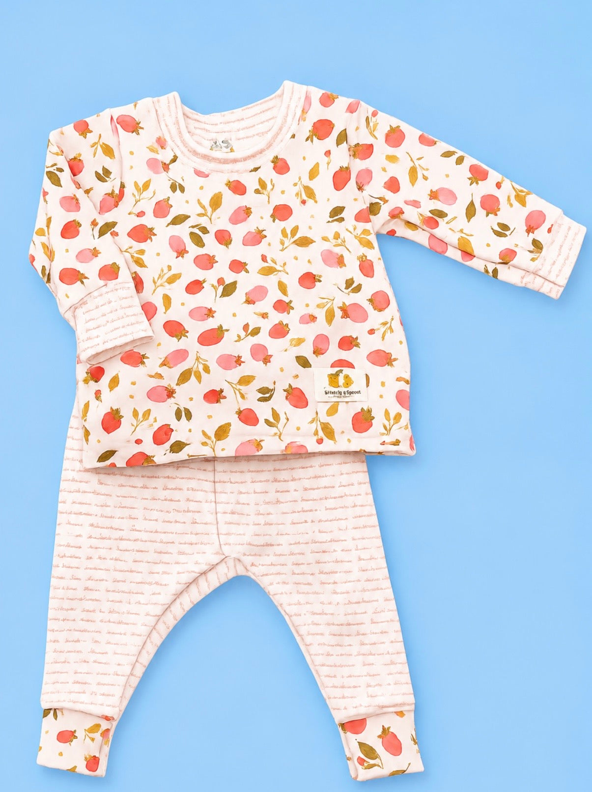 STRAWBERRY PJ’s 0-3 months