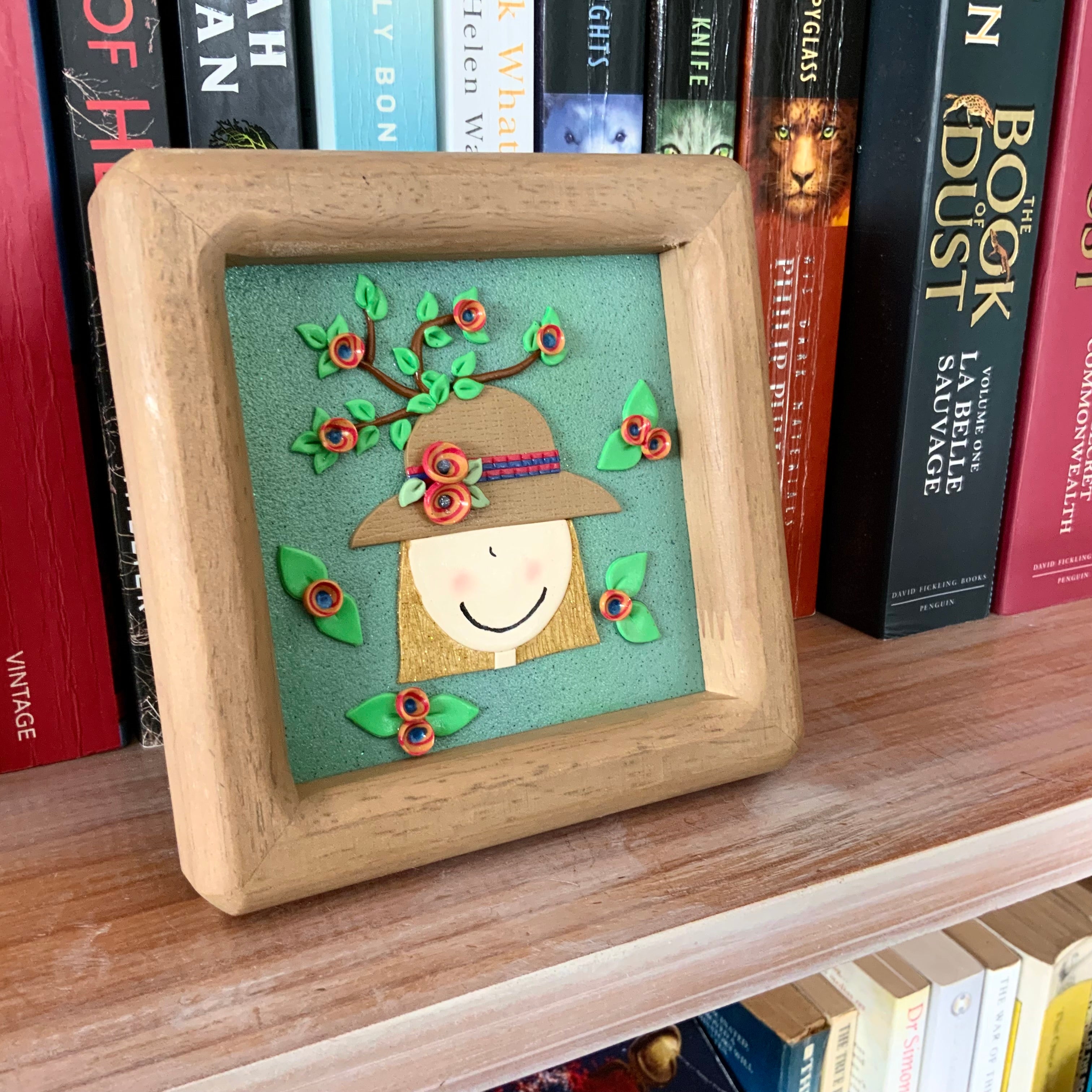 Little Worlds by Fat Cat Originals: MISS MAGNOLIA MERRIBLOOM Mini Artwork