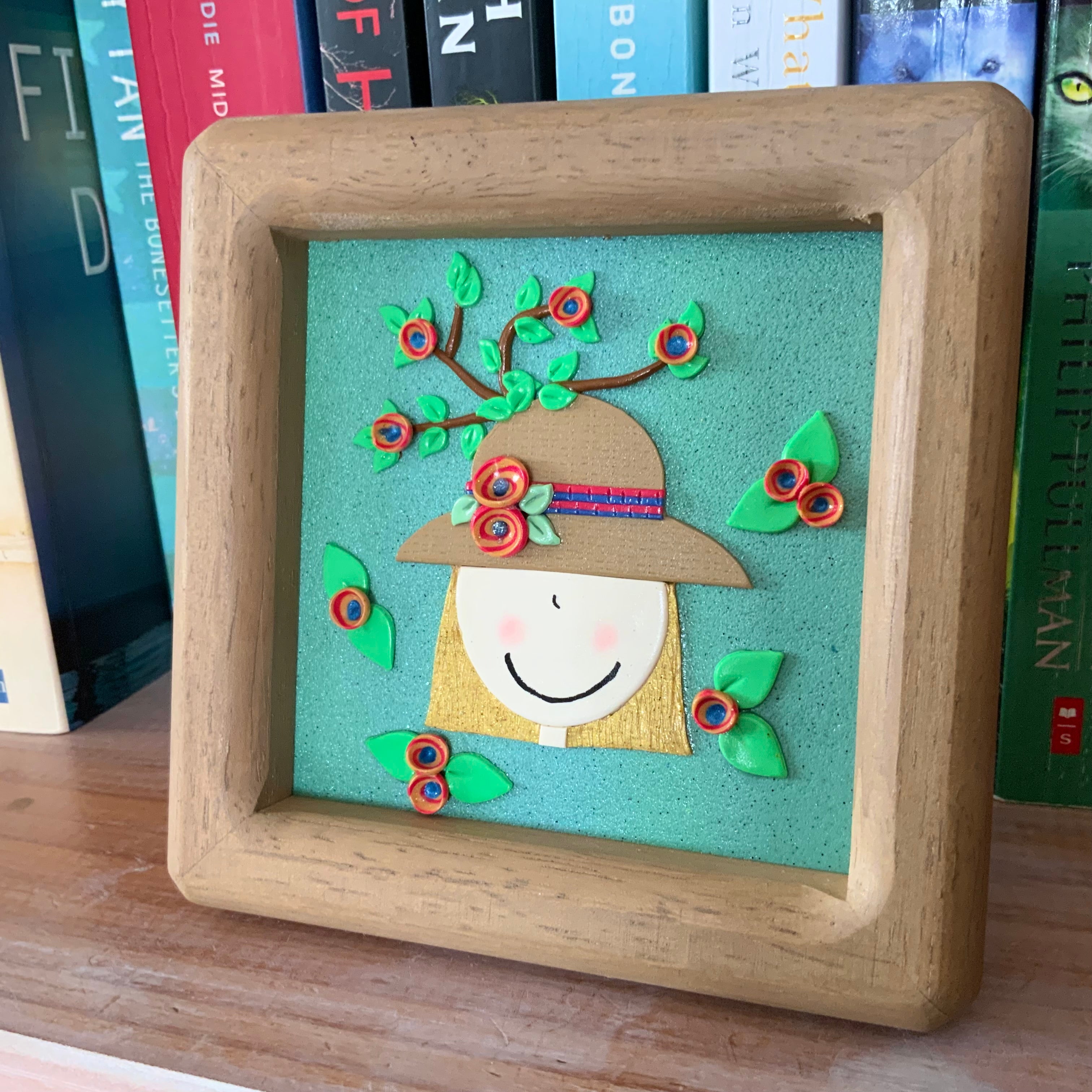 Little Worlds by Fat Cat Originals: MISS MAGNOLIA MERRIBLOOM Mini Artwork