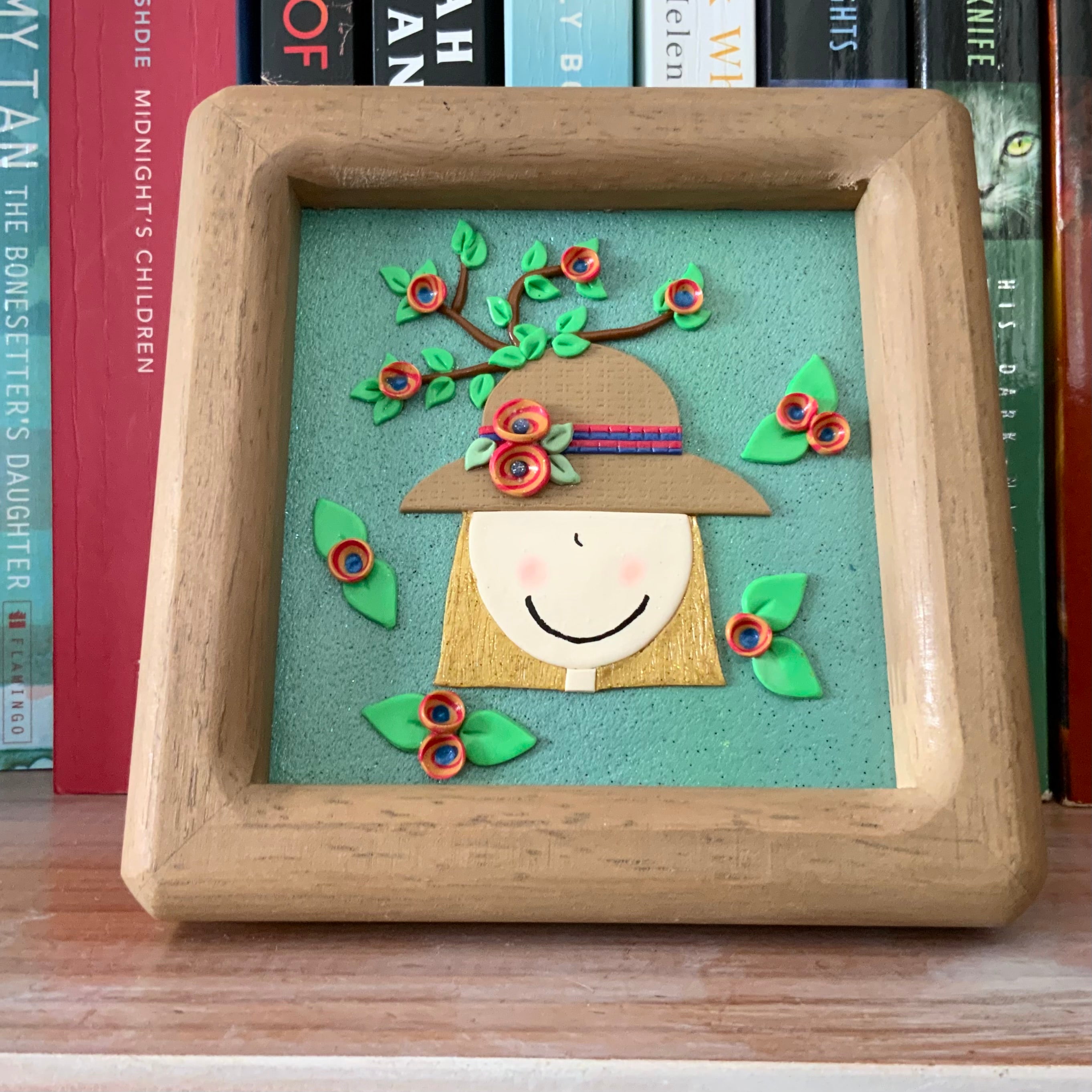 Little Worlds by Fat Cat Originals: MISS MAGNOLIA MERRIBLOOM Mini Artwork