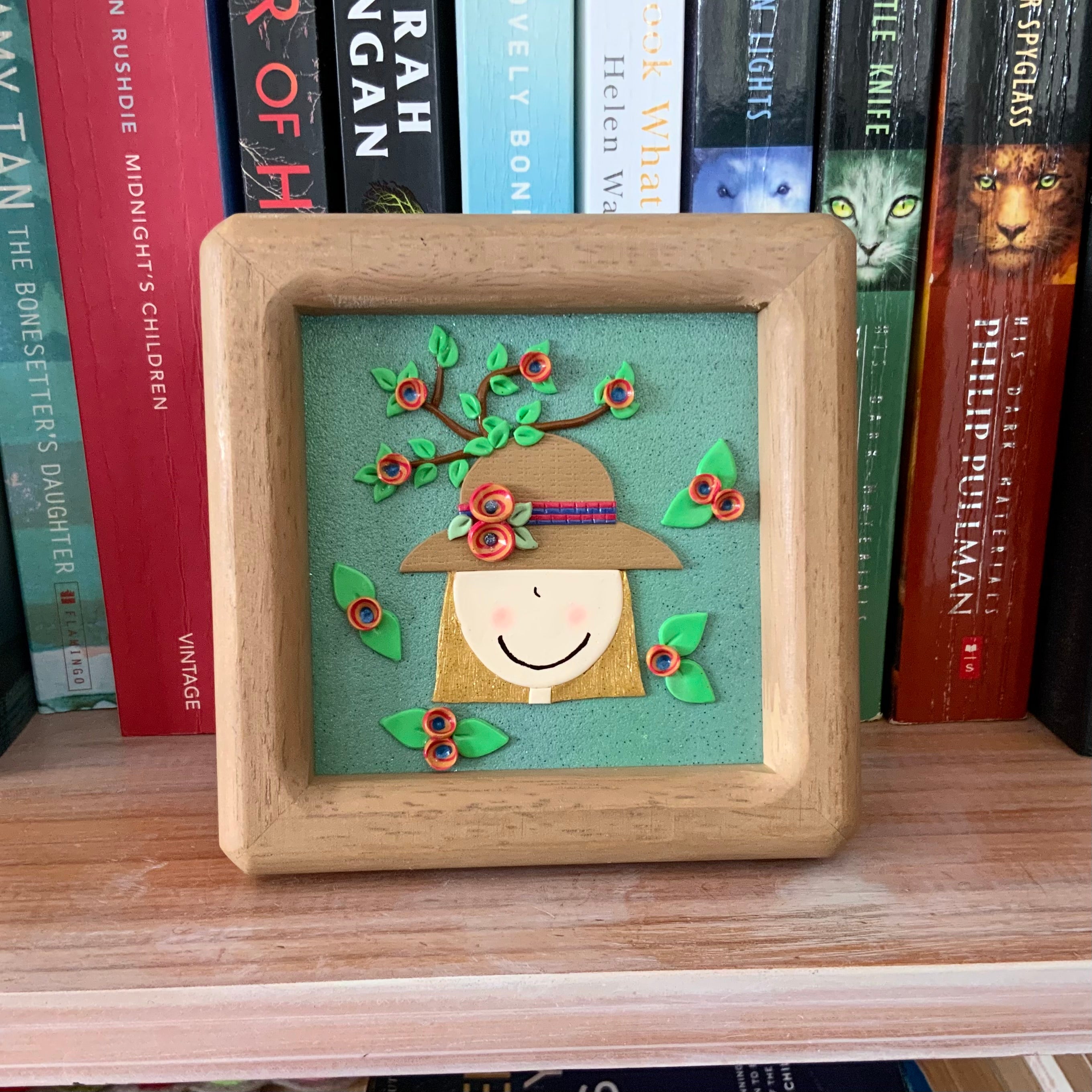 Little Worlds by Fat Cat Originals: MISS MAGNOLIA MERRIBLOOM Mini Artwork