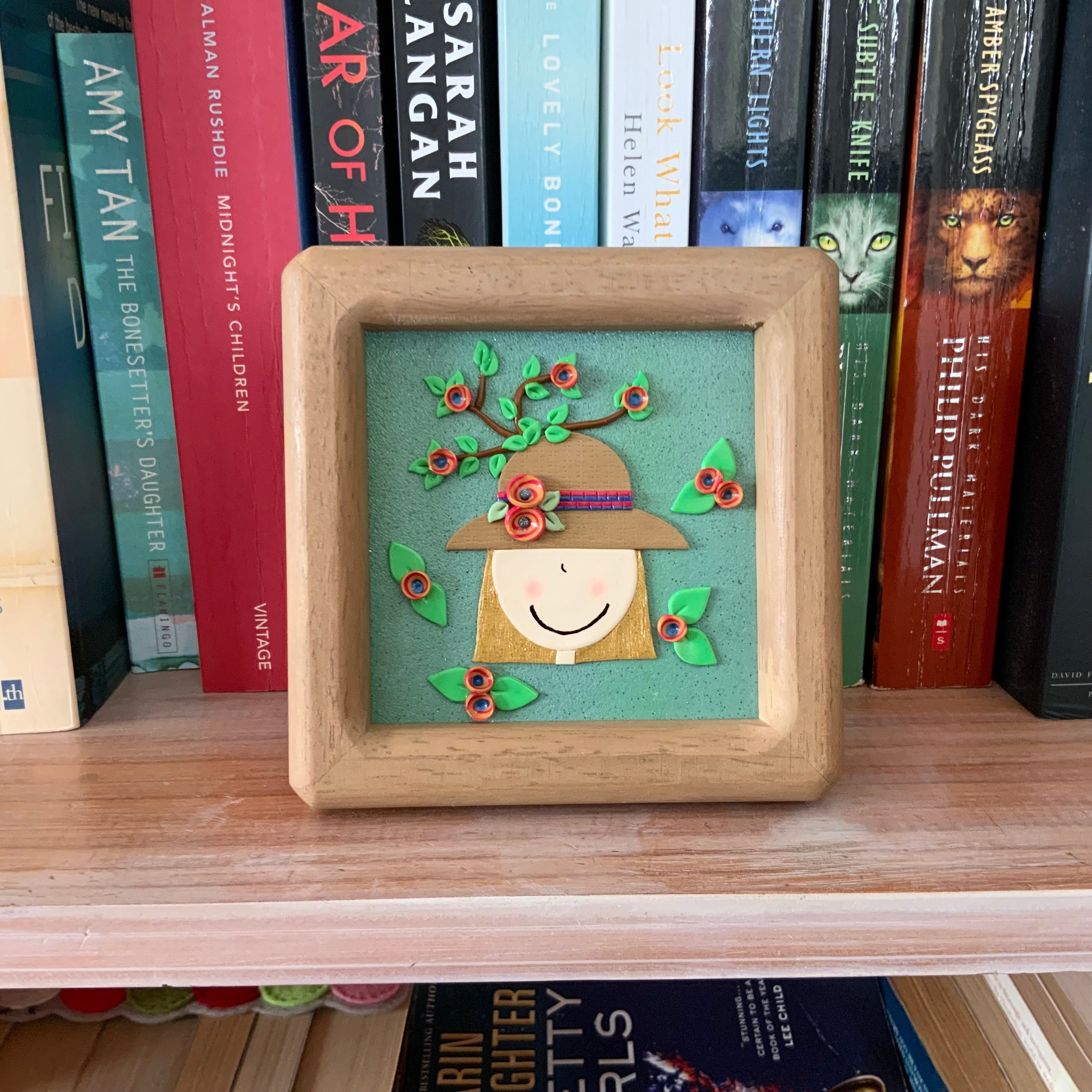 Little Worlds by Fat Cat Originals: MISS MAGNOLIA MERRIBLOOM Mini Artwork