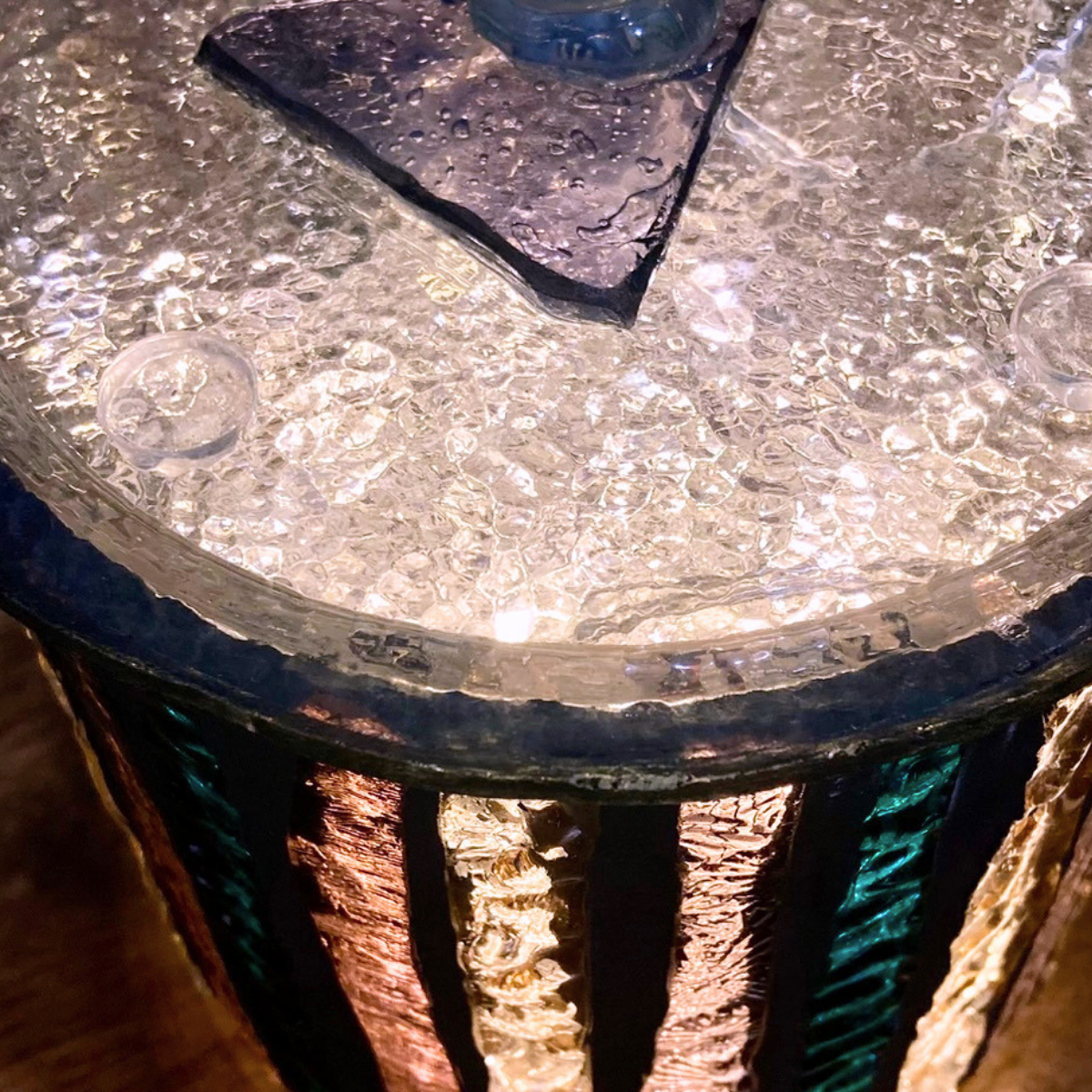 Mini Hand-Cut Glass Illumination Art #4