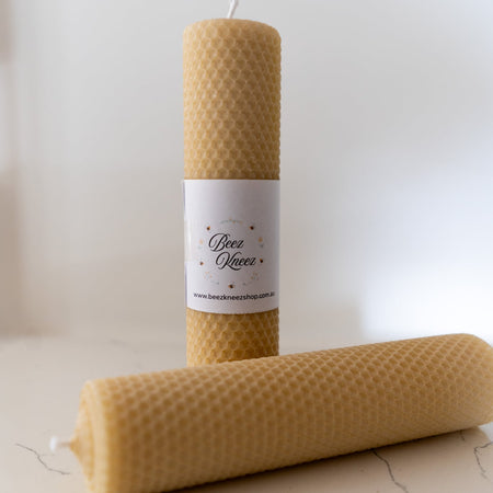 Tall Pillar Rolled Candle