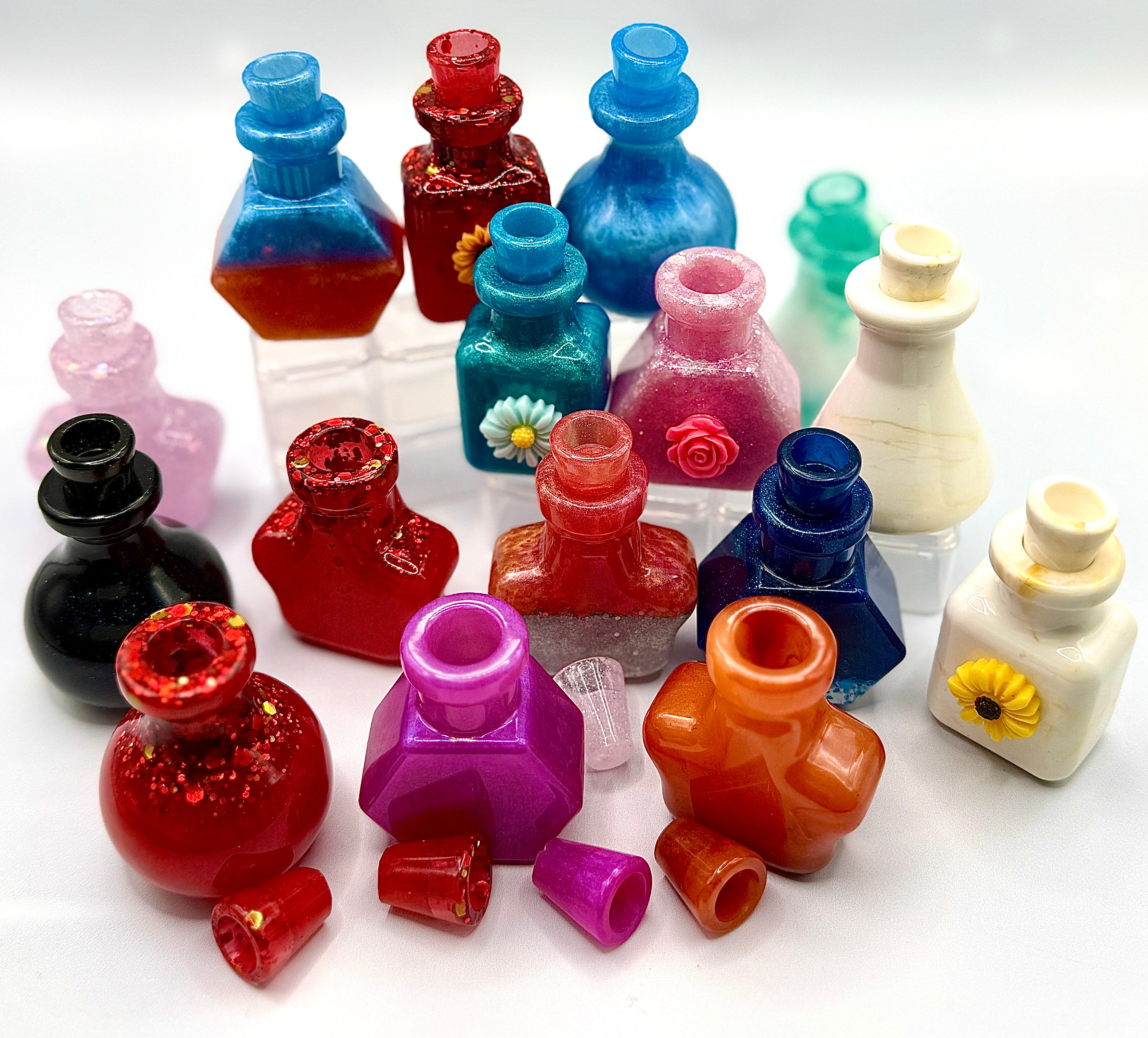 THE POTION DROP — Surprise Six Pack | Handmade Resin Decorative Bottles
