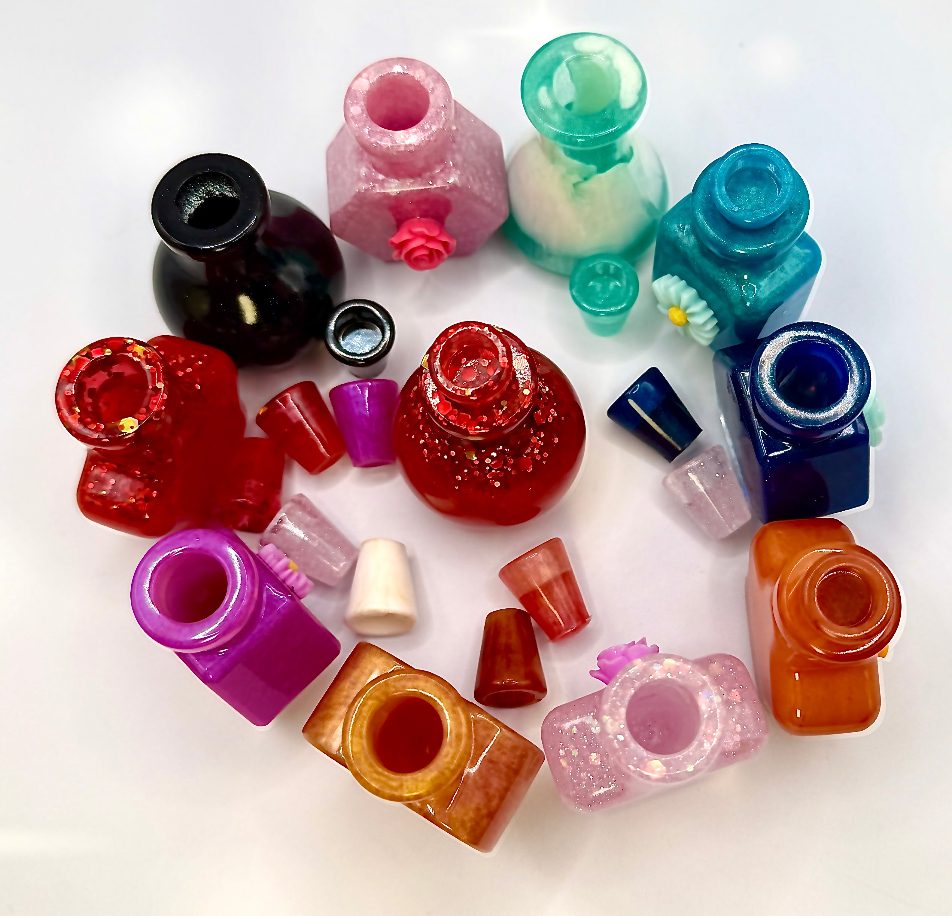 THE POTION DROP — Surprise Six Pack | Handmade Resin Decorative Bottles