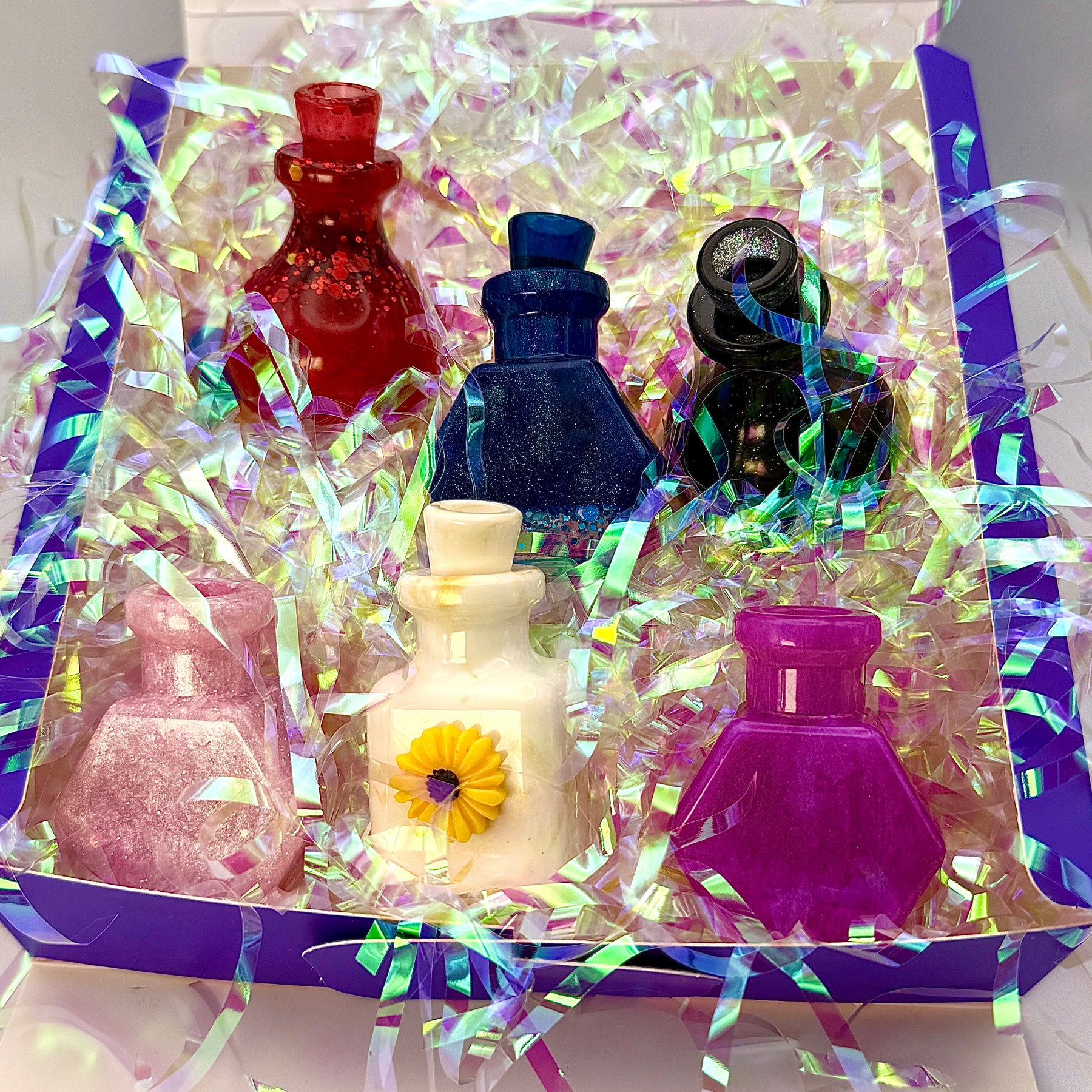 THE POTION DROP — Surprise Six Pack | Handmade Resin Decorative Bottles