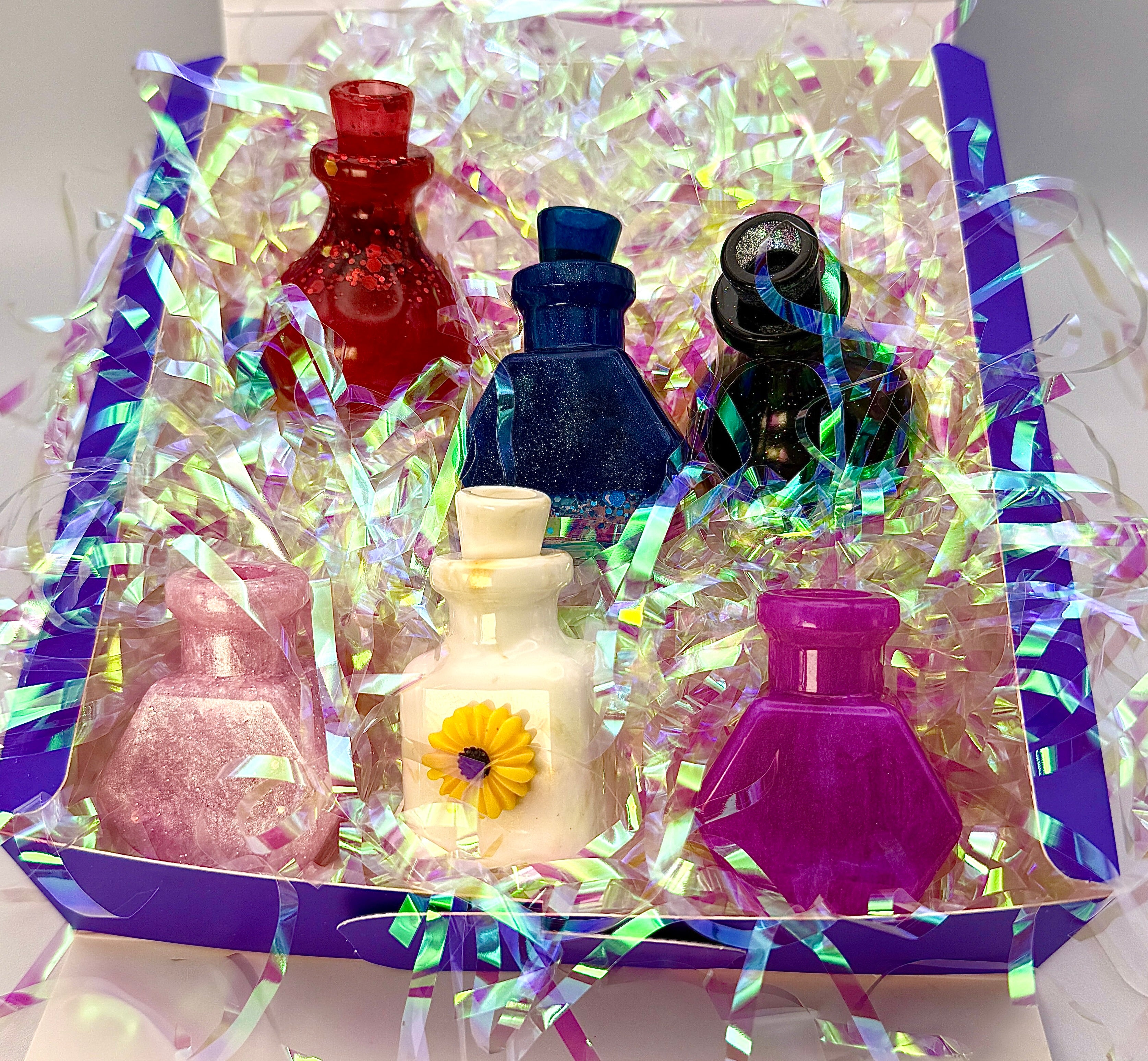 THE POTION DROP — Surprise Six Pack | Handmade Resin Decorative Bottles