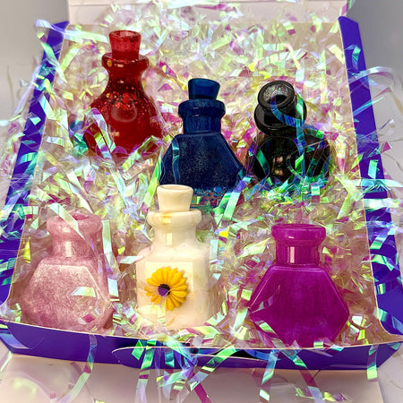 THE POTION DROP — Surprise Six Pack | Handmade Resin Decorative Bottles