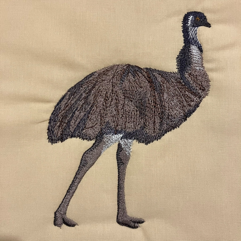 handmade Australian native quilted - emu