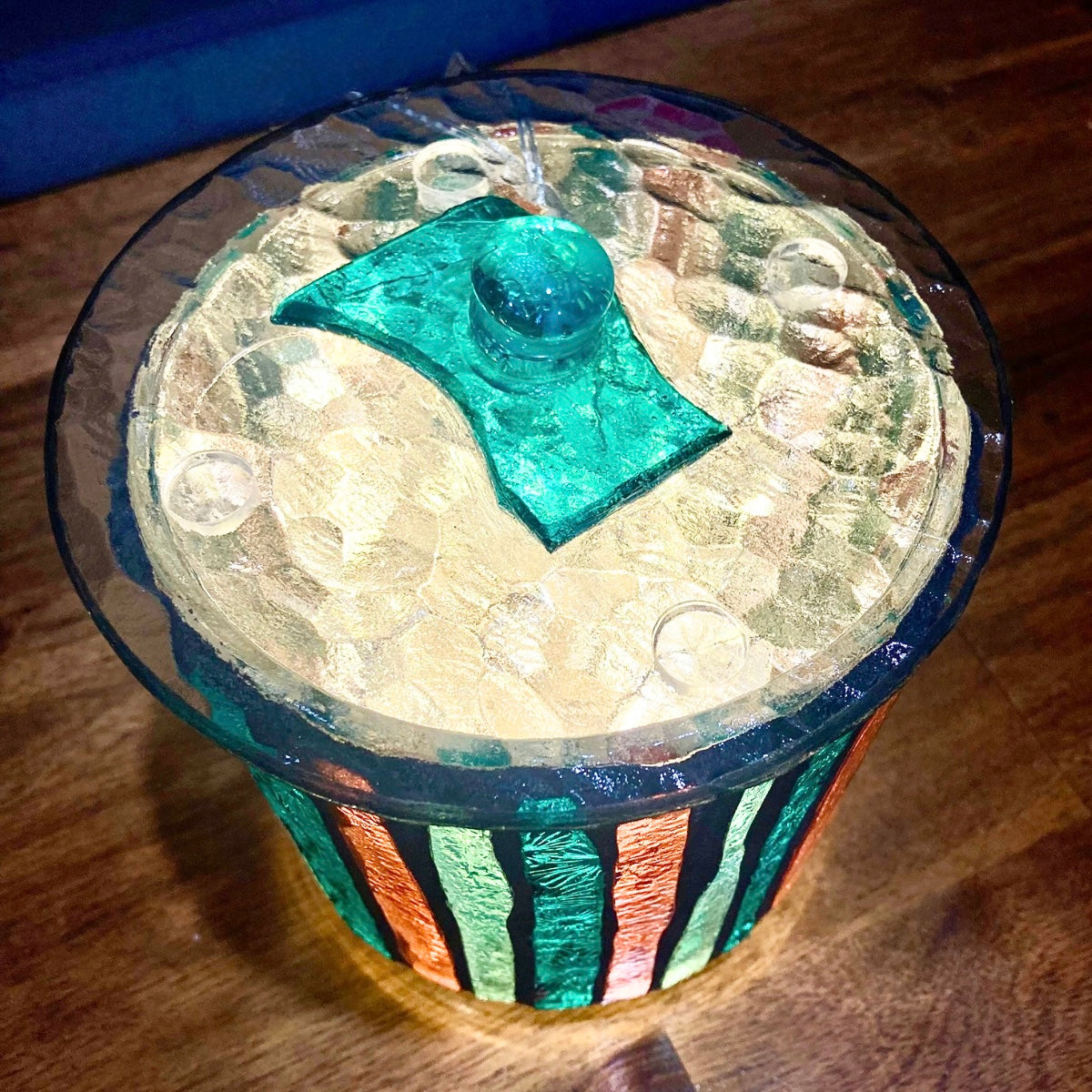 Mini Hand-Cut Glass Illumination Art #10