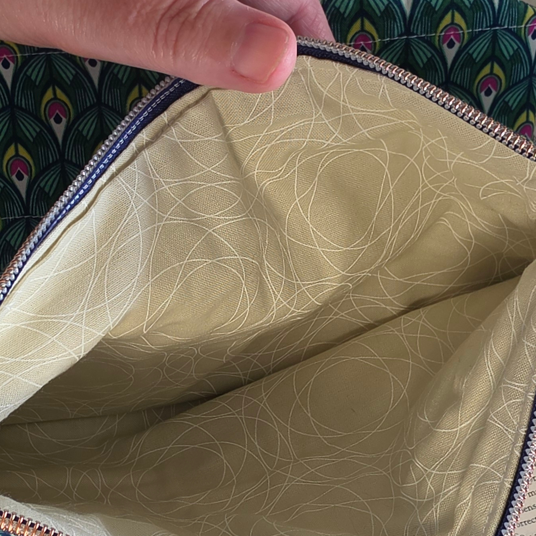 Colourful Geometric designs - book or 11" tablet sleeve, handmade