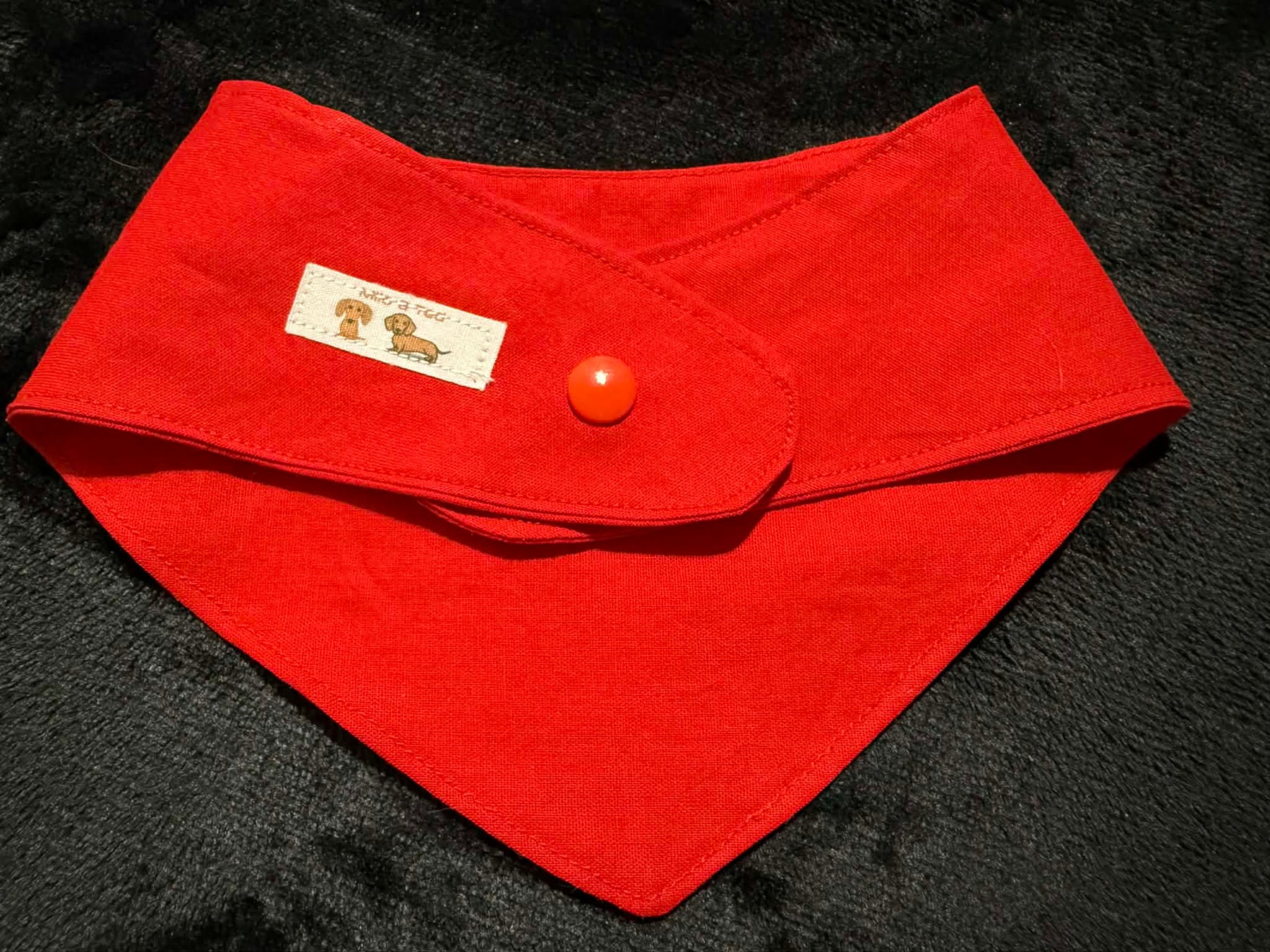 Dog or Dachshund personalized warning Bandanas, colour coded behavior medical indicators