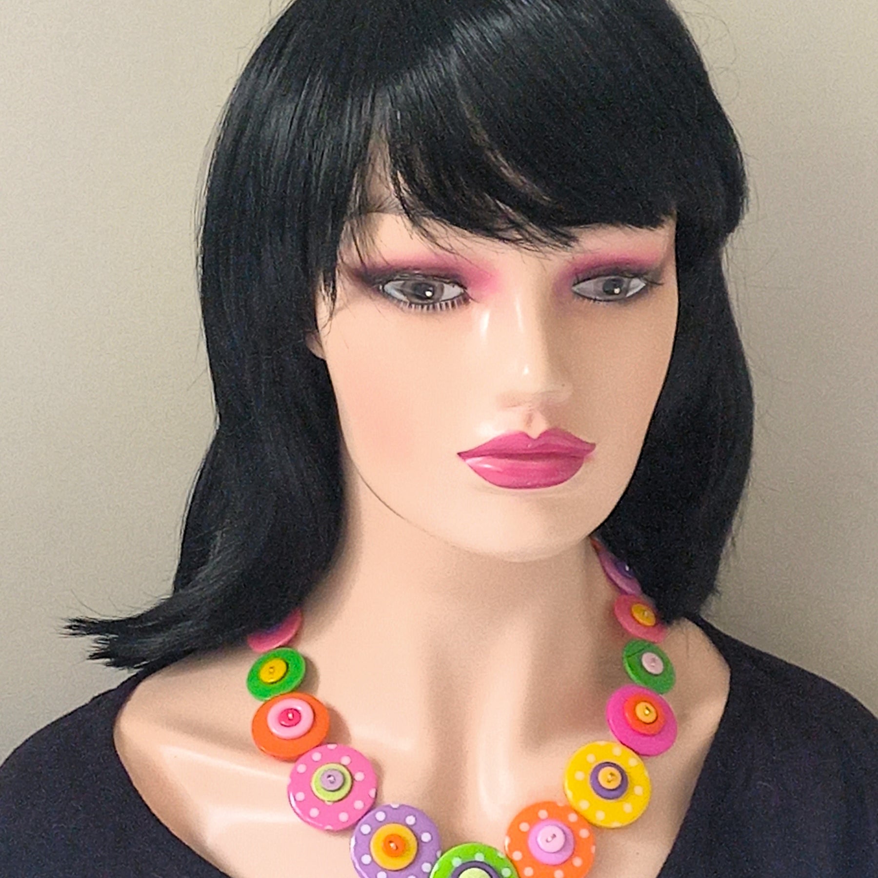 Button necklace - Tutti Frutti