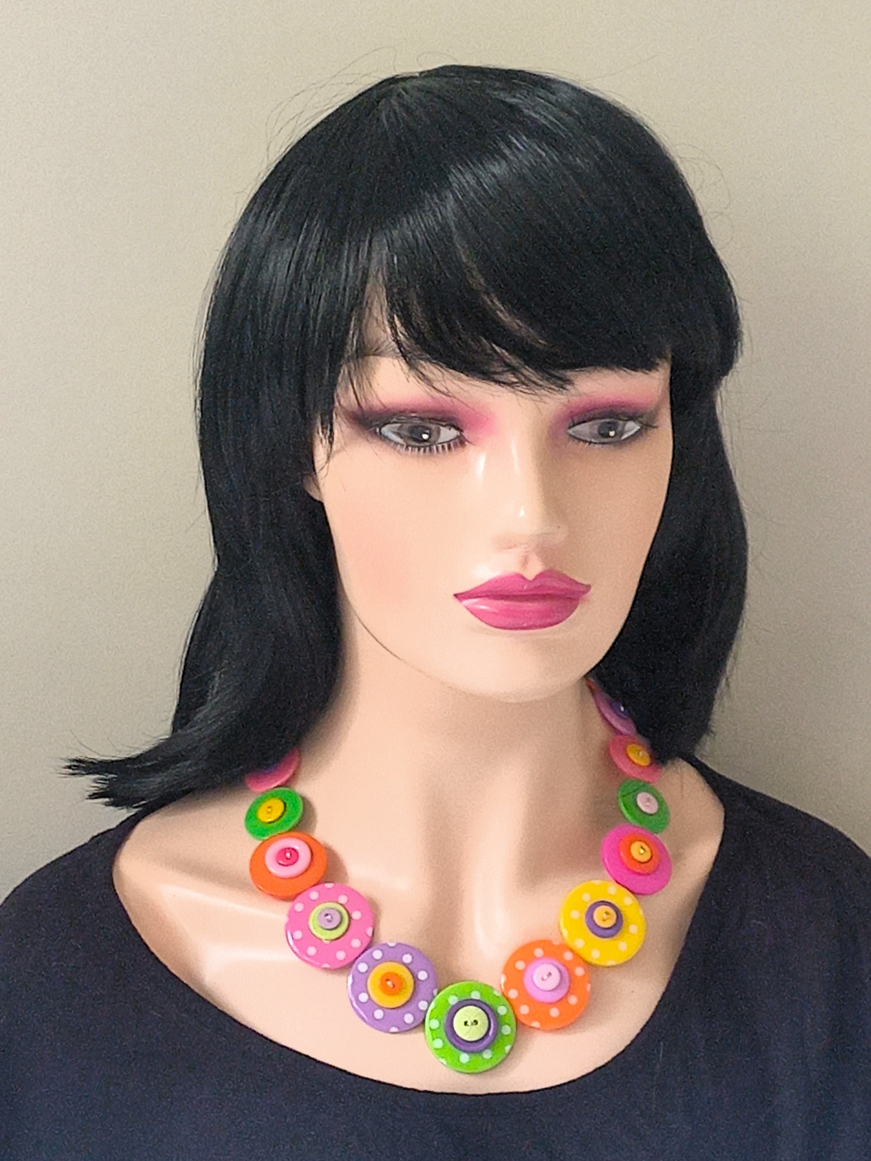 Button necklace - Tutti Frutti