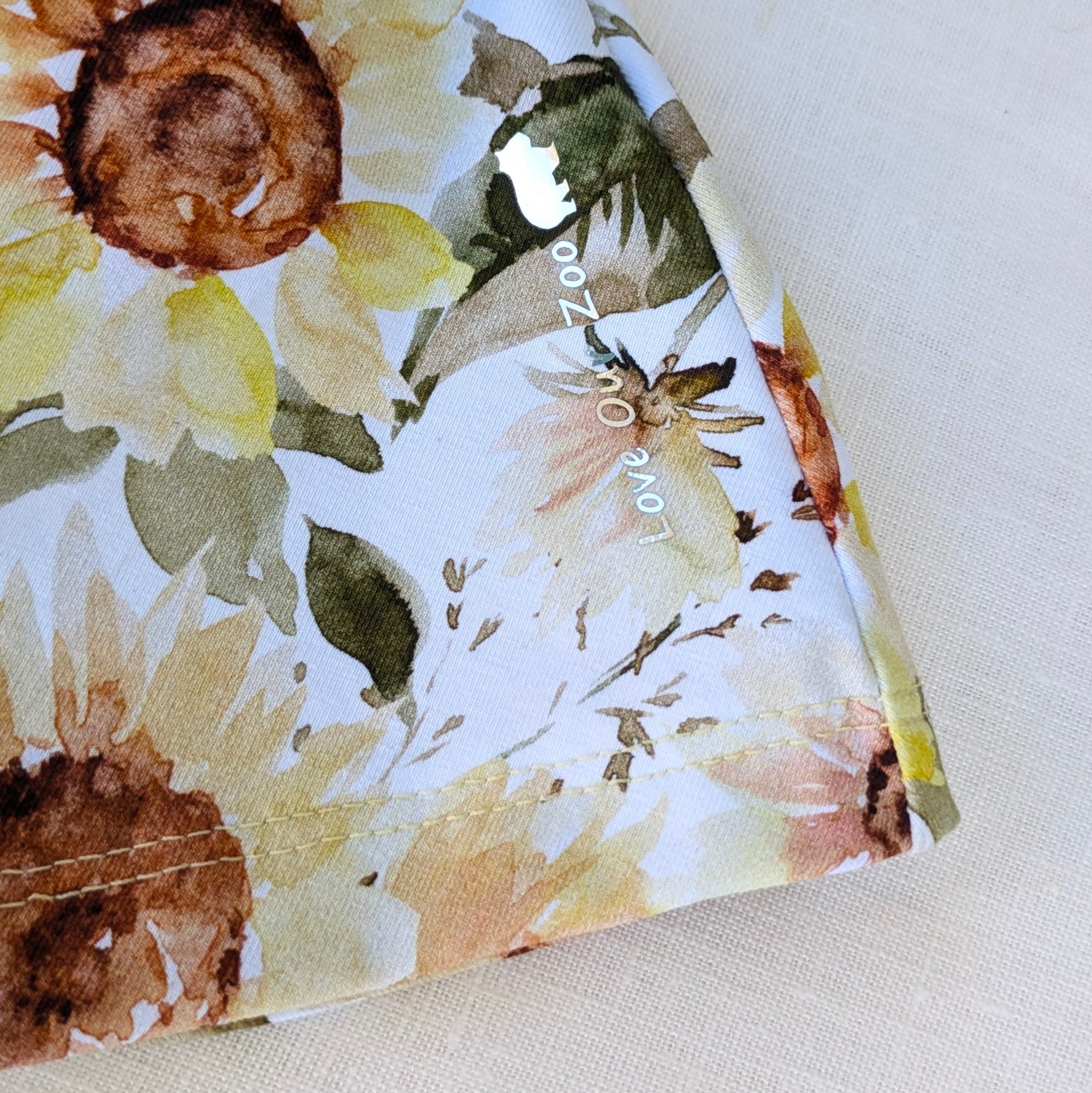 Girls Skort, Sunflower Collection, Handmade by Love Our Zoo