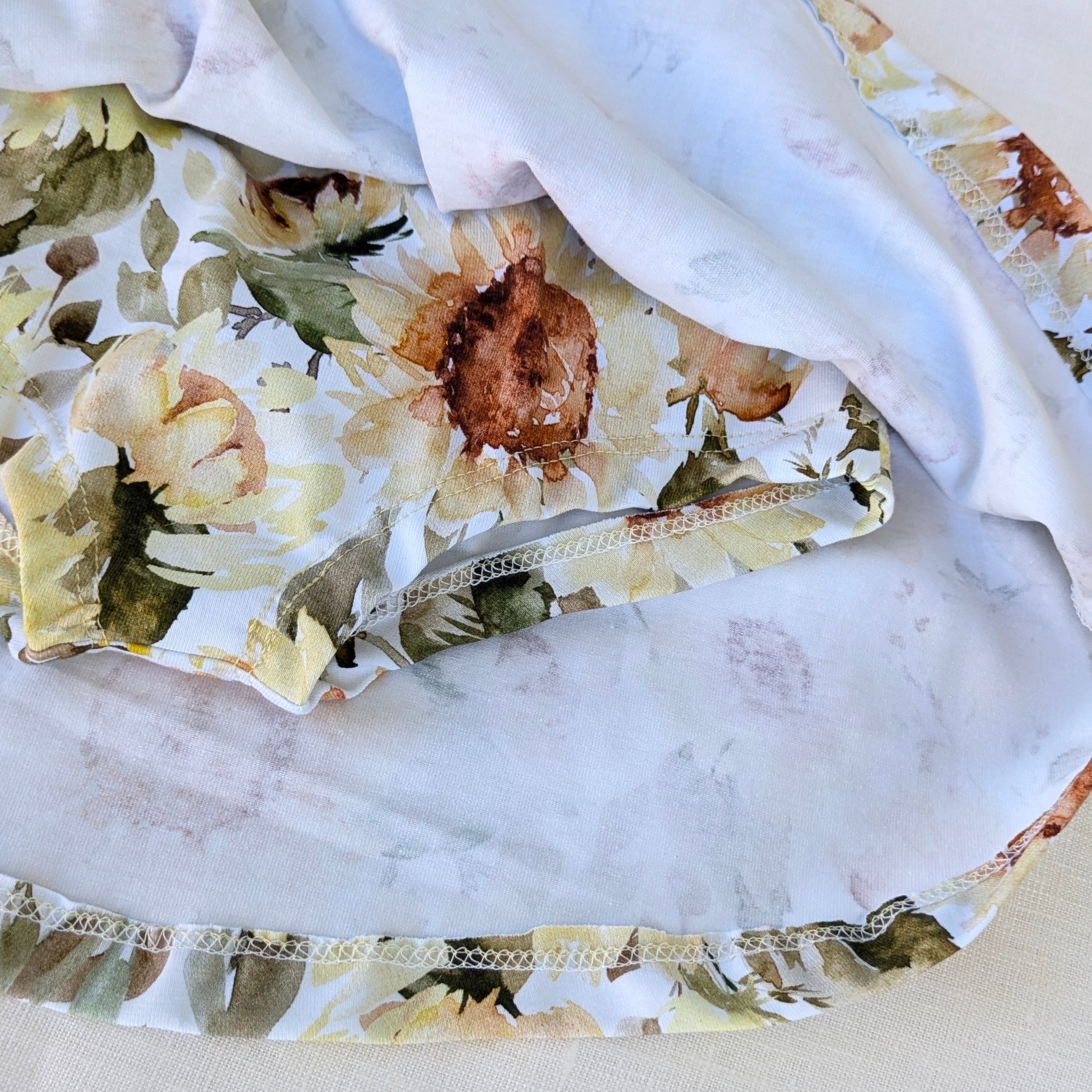 Girls Skort, Sunflower Collection, Handmade by Love Our Zoo