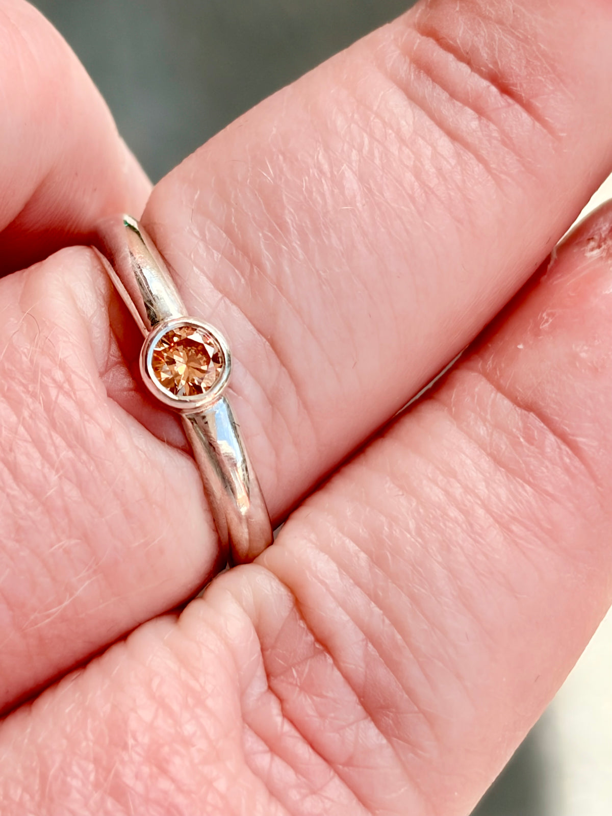 Sterling Silver Cubic Zirconia Stacking Rings
