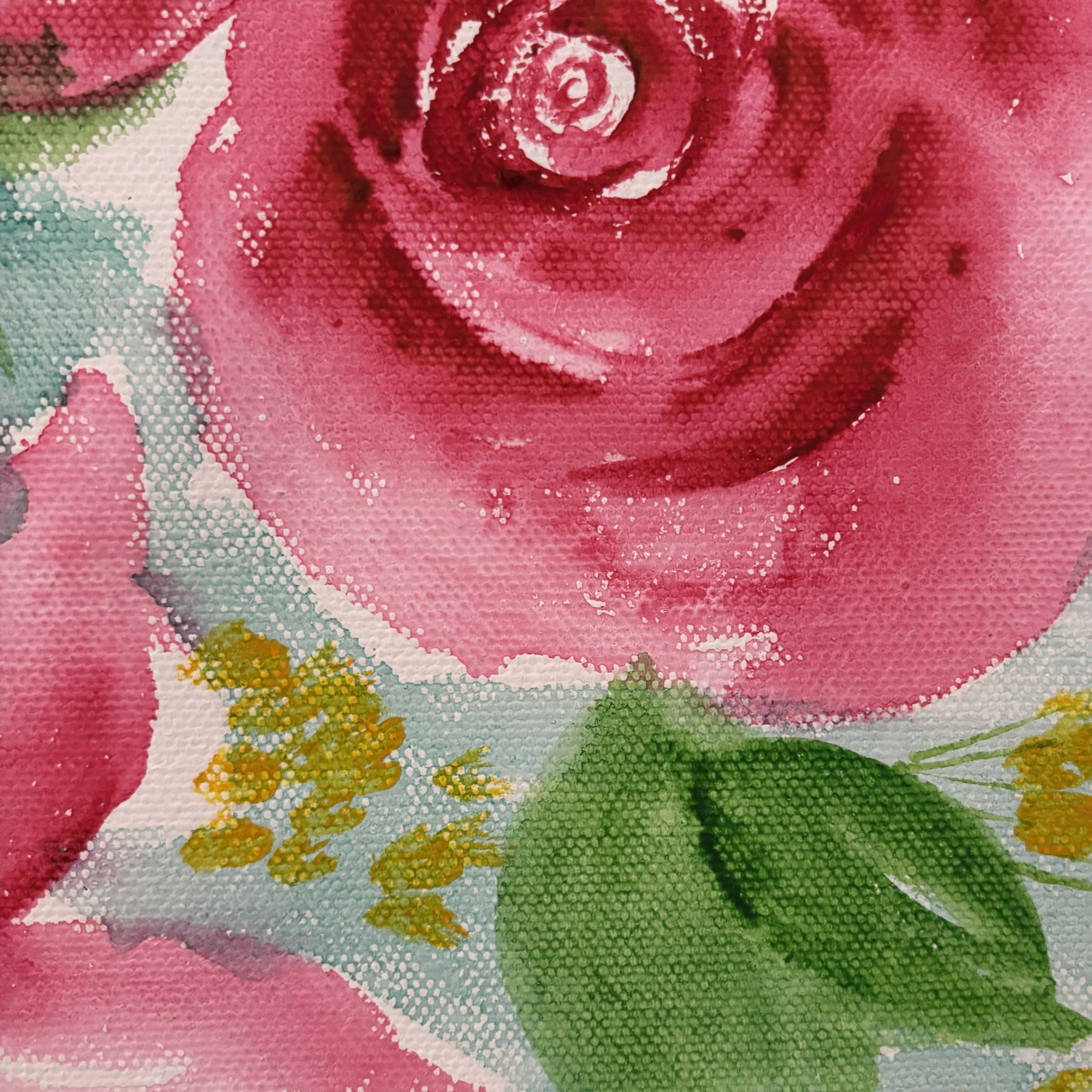 Pink abstract floral