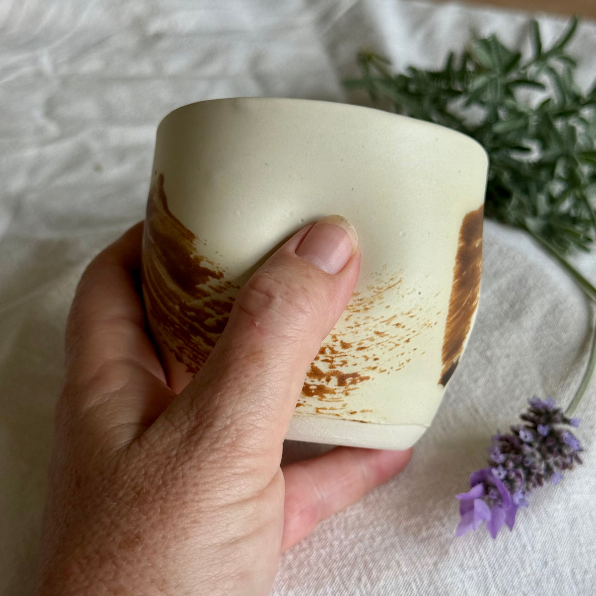 Stillness - Handmade Ceramic Wabi Sabi Tumbler - 250 ml