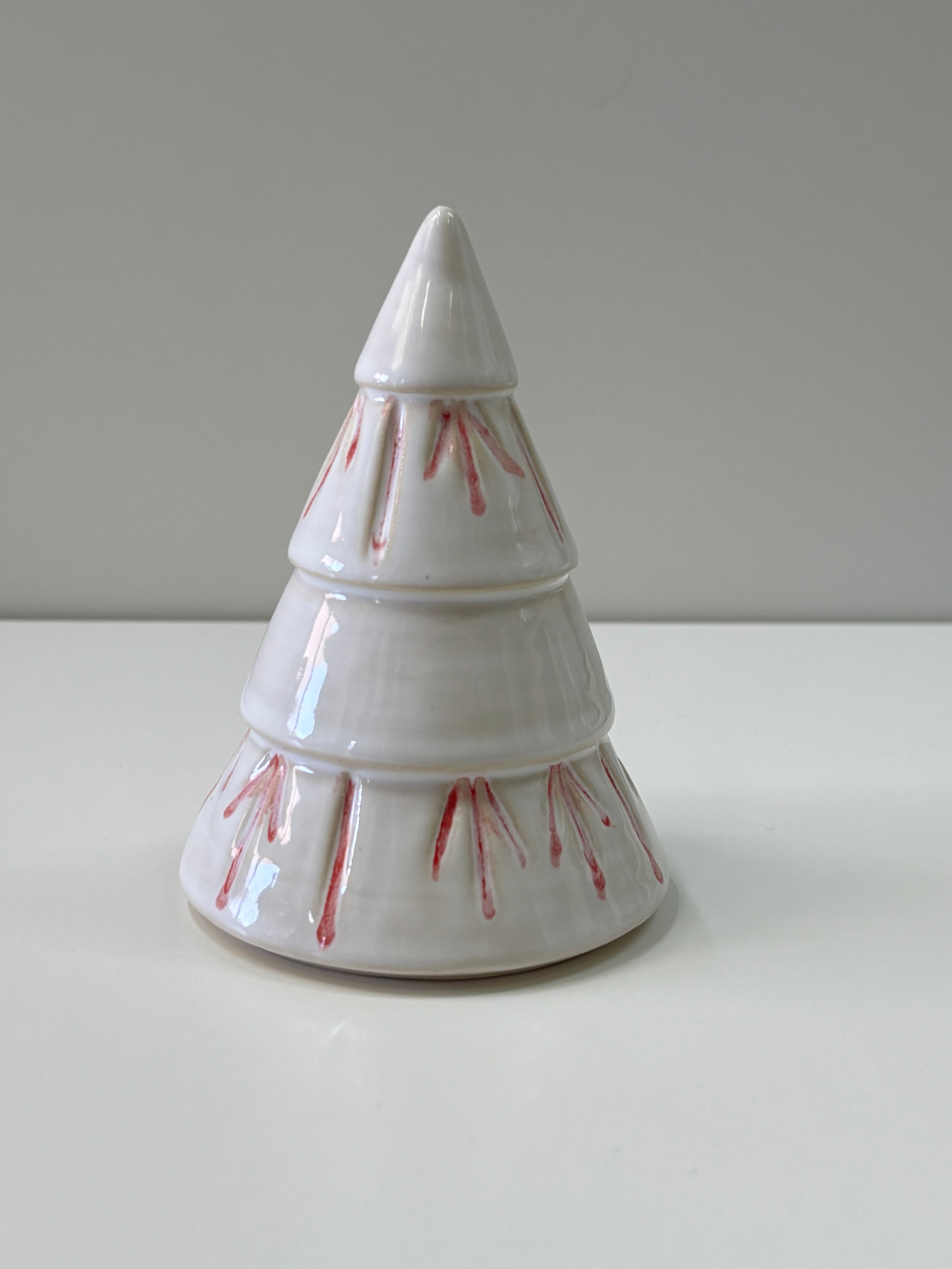 Carved Ceramic Christmas Tree