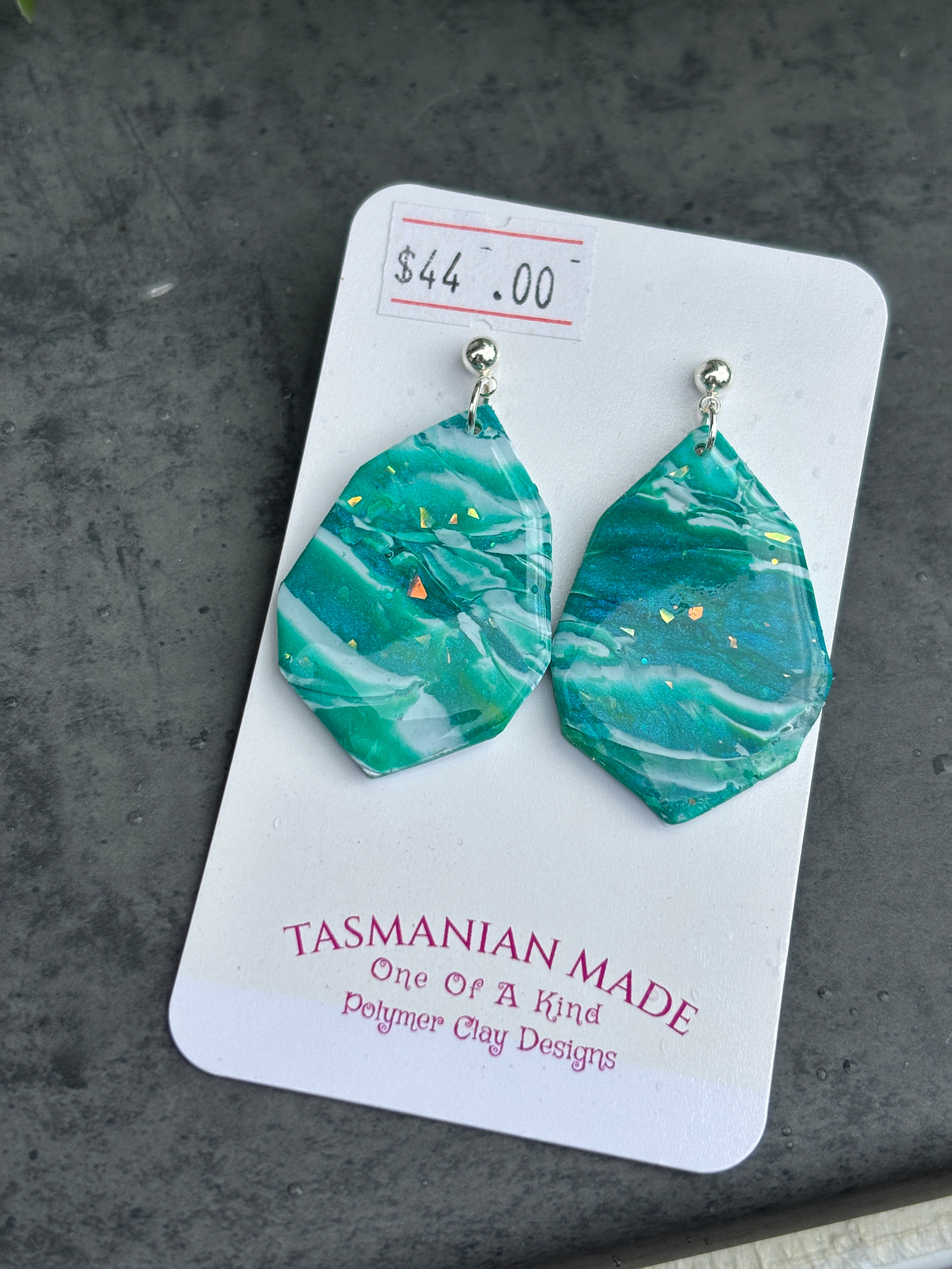 Ocean Mist Statement Earrings