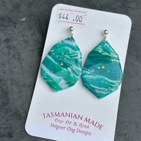 Ocean Mist Statement Earrings