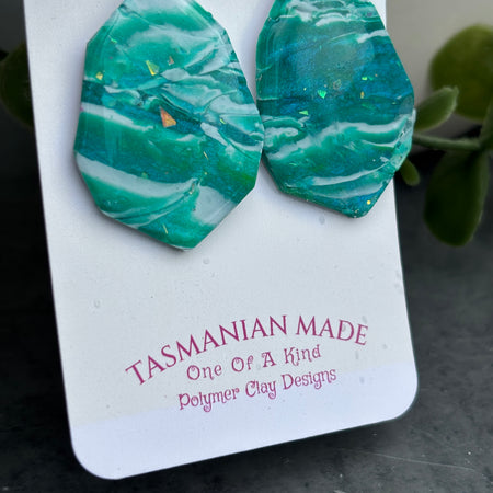 Ocean Mist Statement Earrings