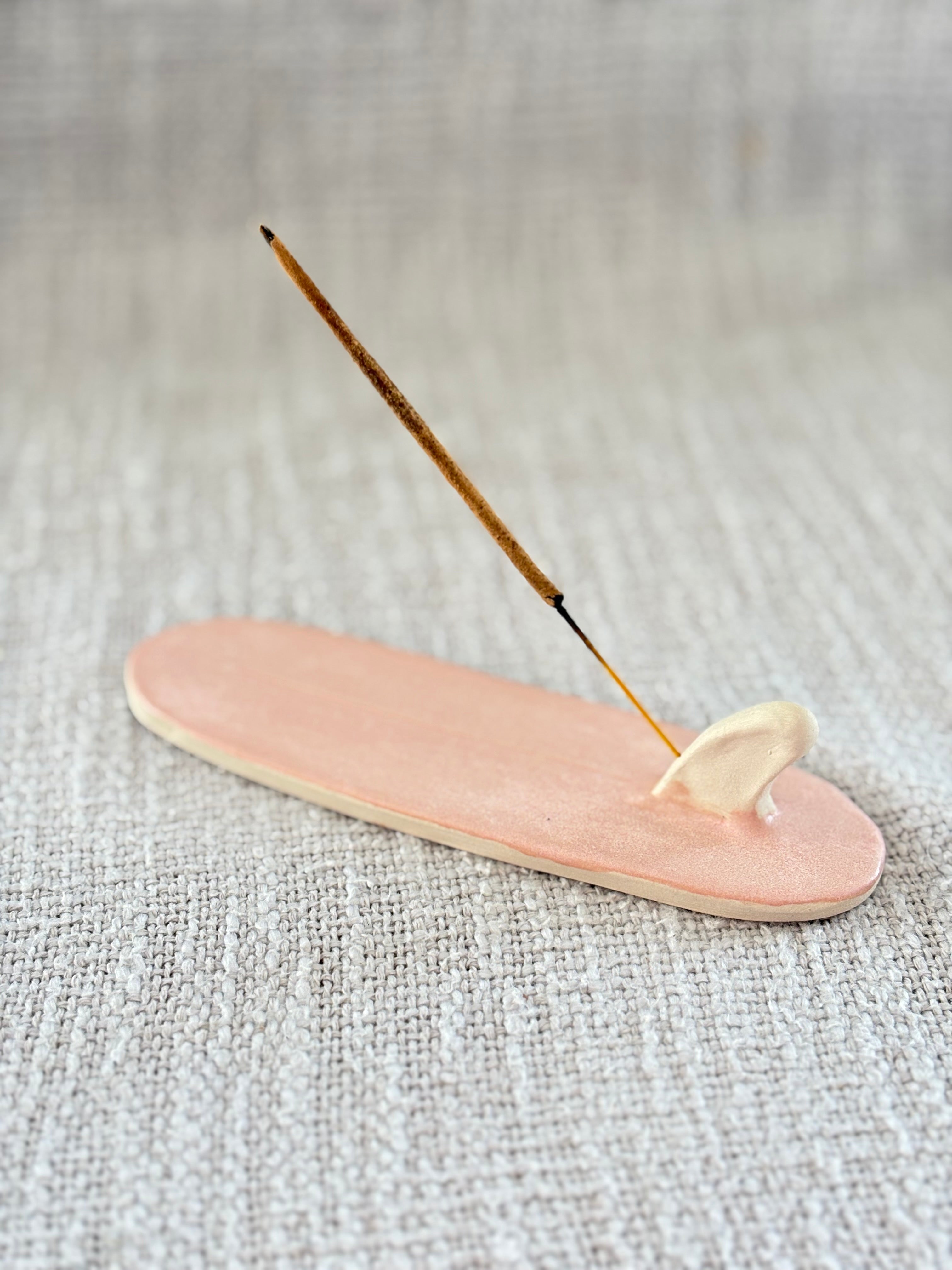 Surfboard Incense Holder - Coral