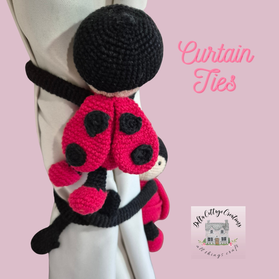 Lady Bird Curtain Ties